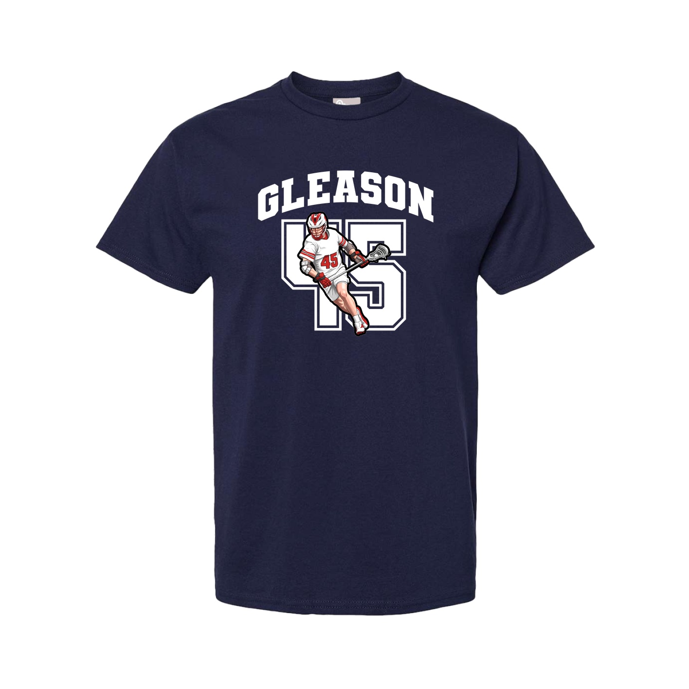 Youth Tee — Number in Navy
