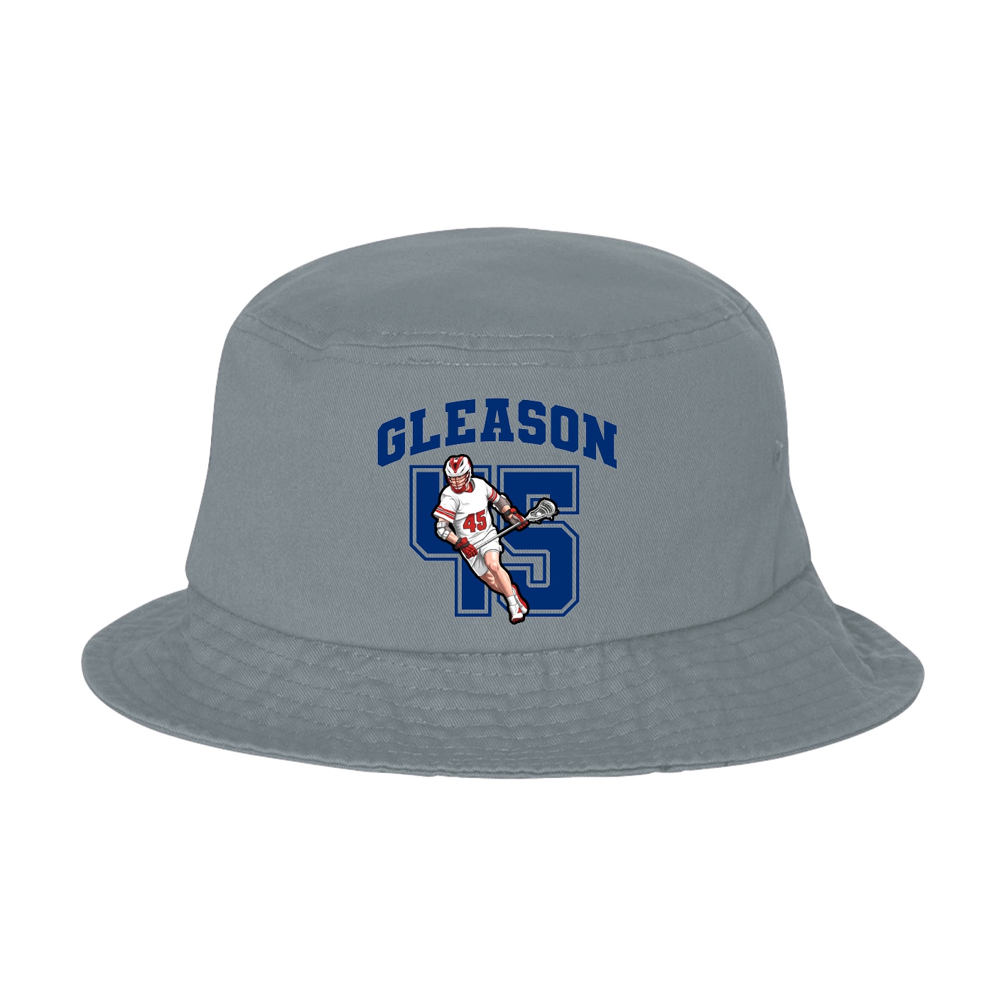 Bucket Cap — Number in Grey