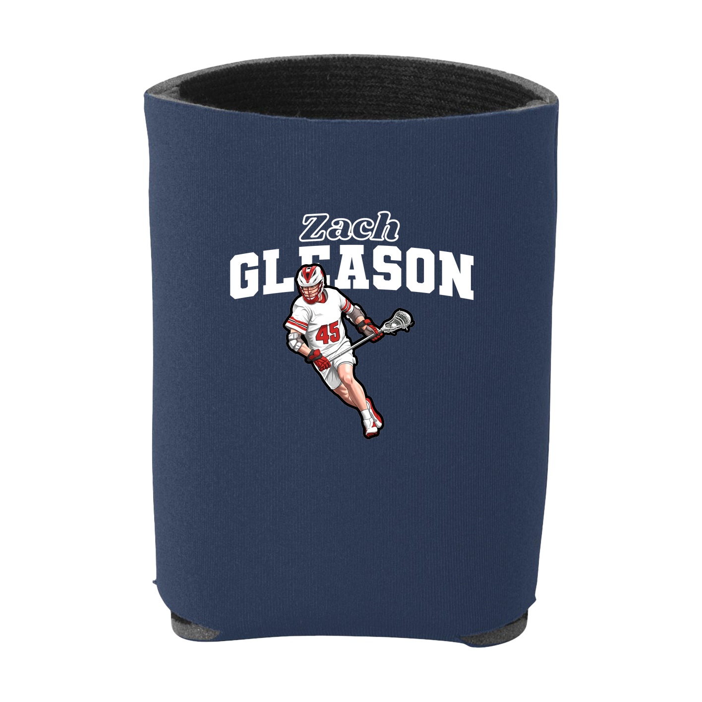 Can Holder — Name Arch in Navy