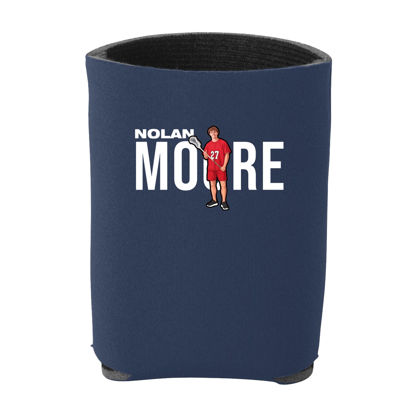 Can Holder — Player Name in Navy