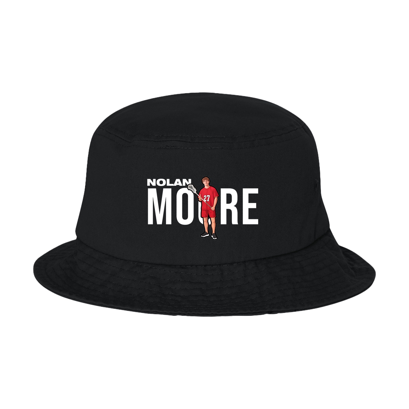 Bucket Cap — Player Name in Black