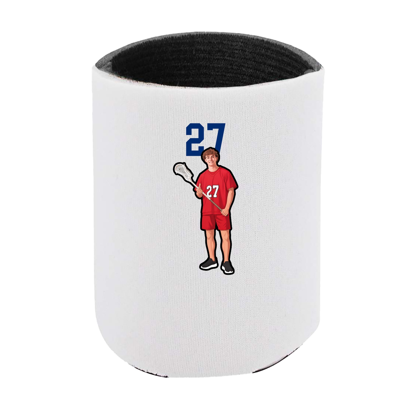 Can Holder — Number Top in White
