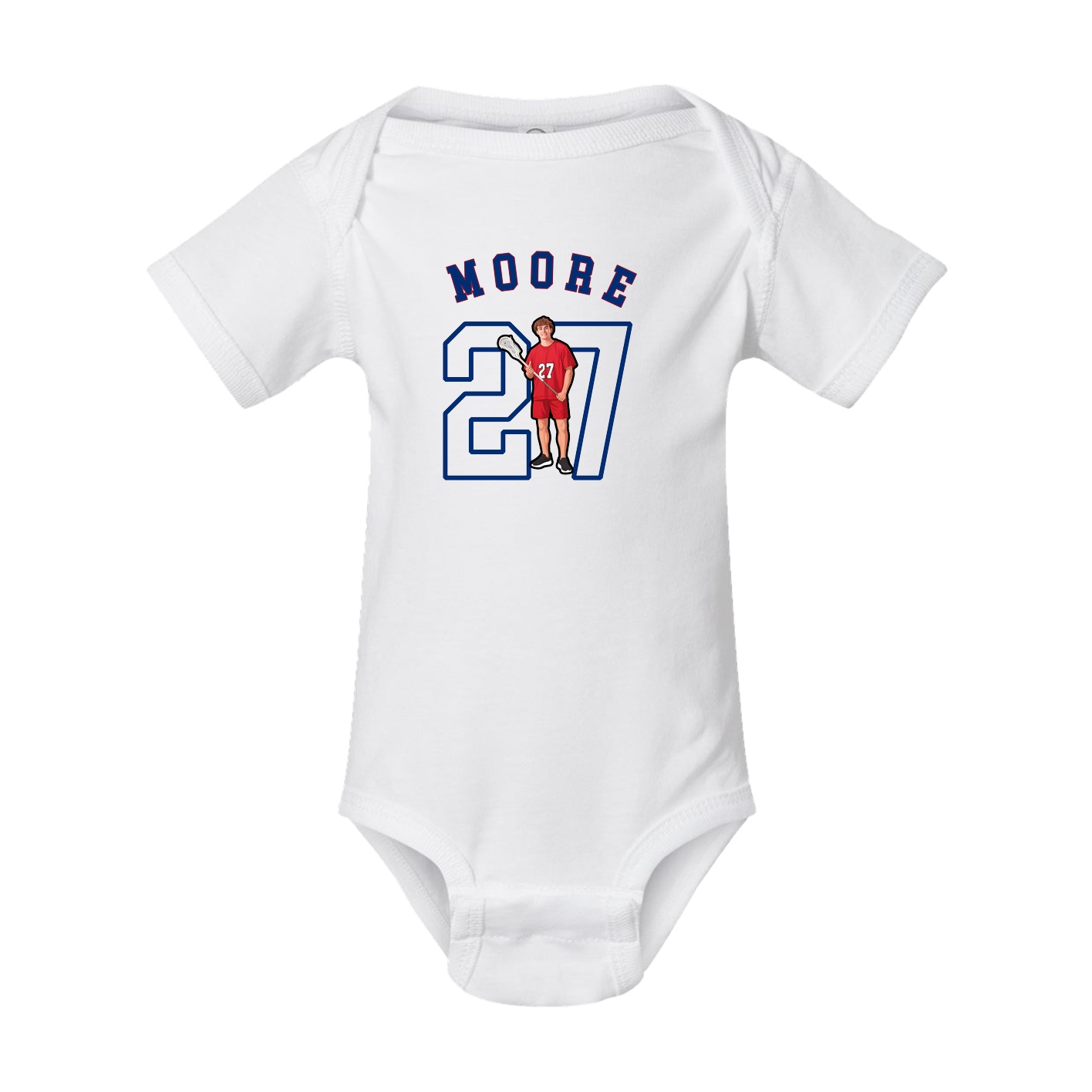 Baby Onesie — Shirsey Arch in White