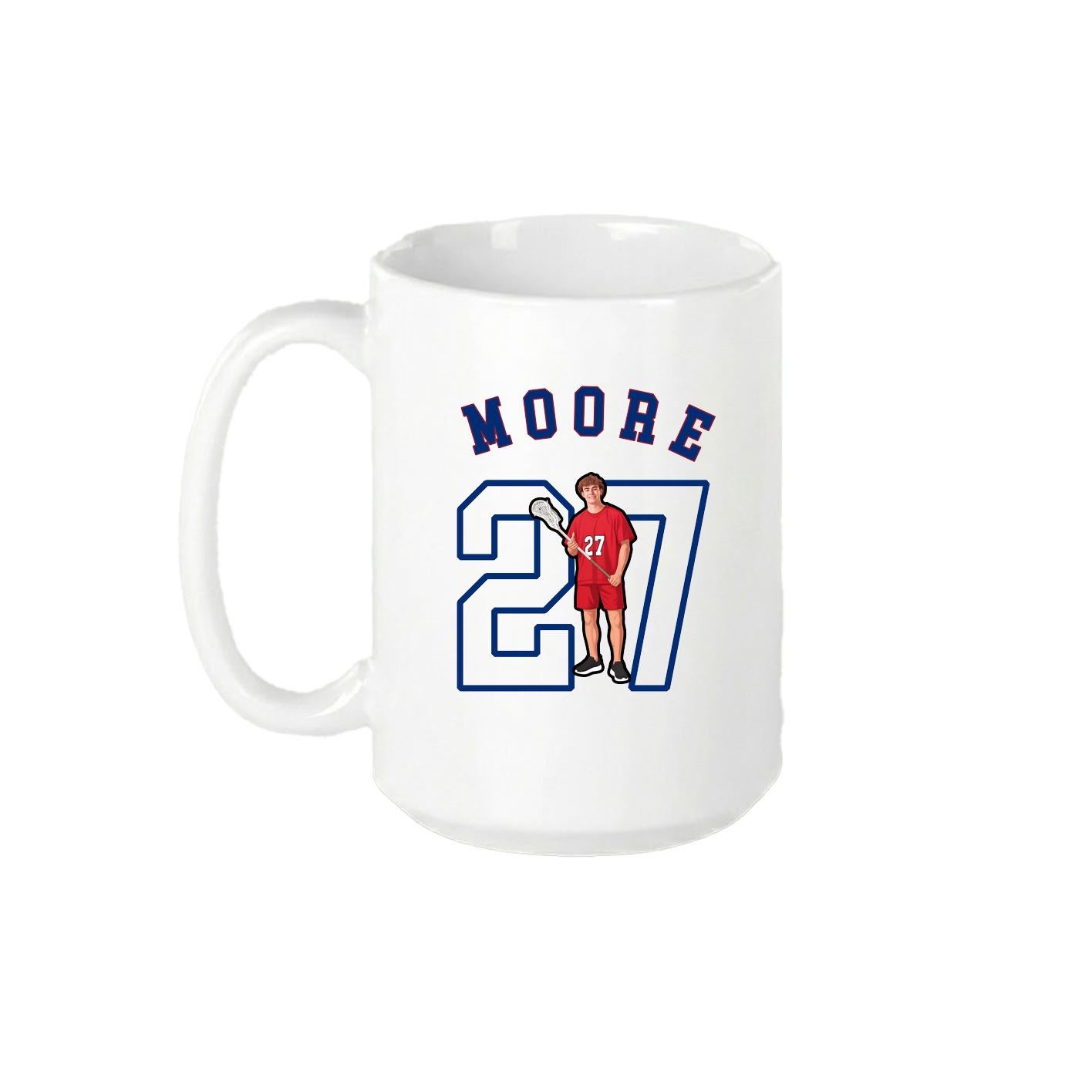 15oz Coffee Mug — Shirsey Arch in White