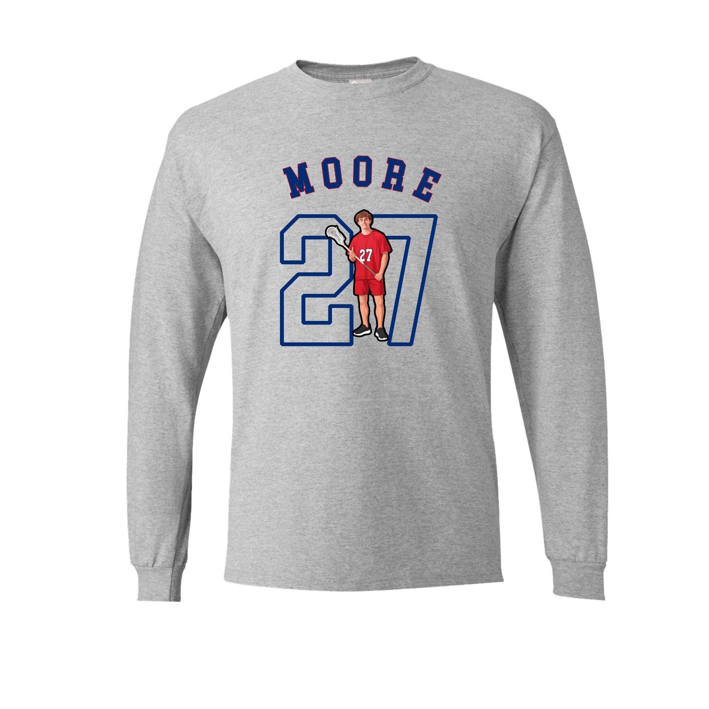 Long Sleeve Tee — Shirsey Arch in Grey