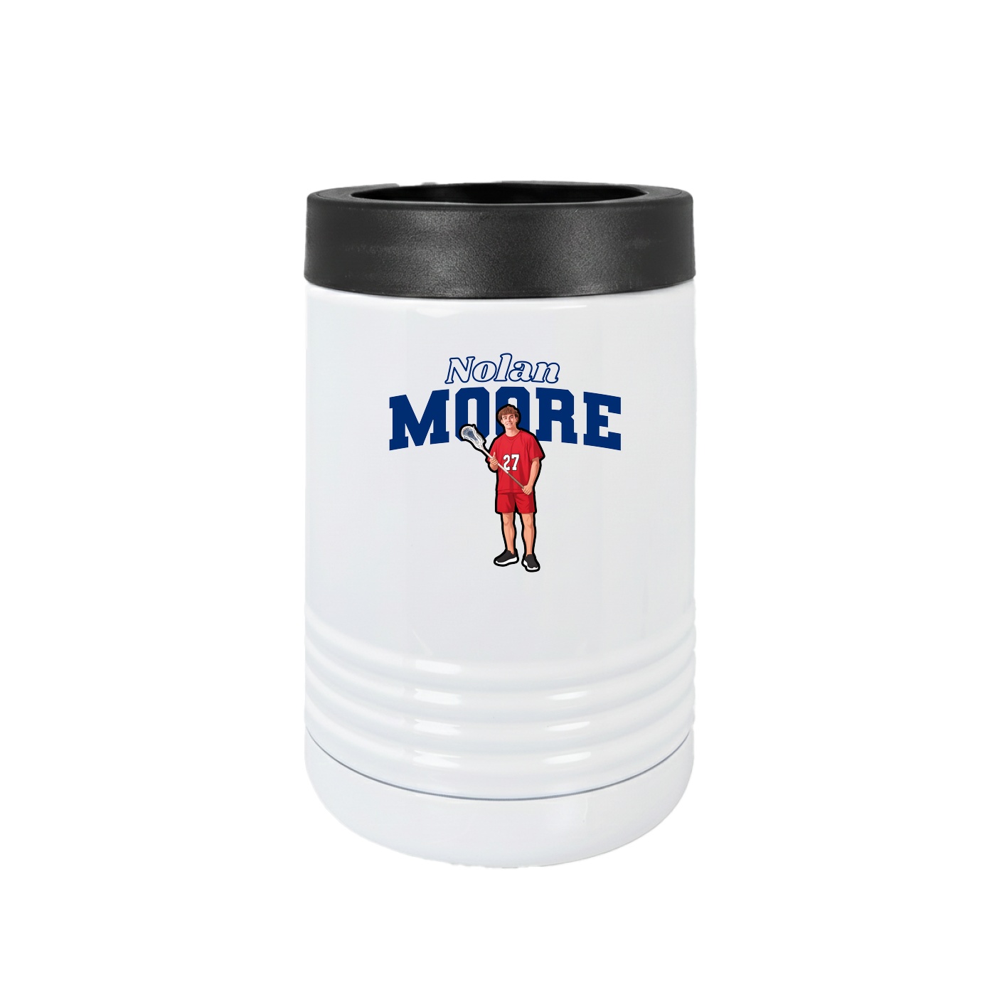 Beverage Holder — Name Arch in White