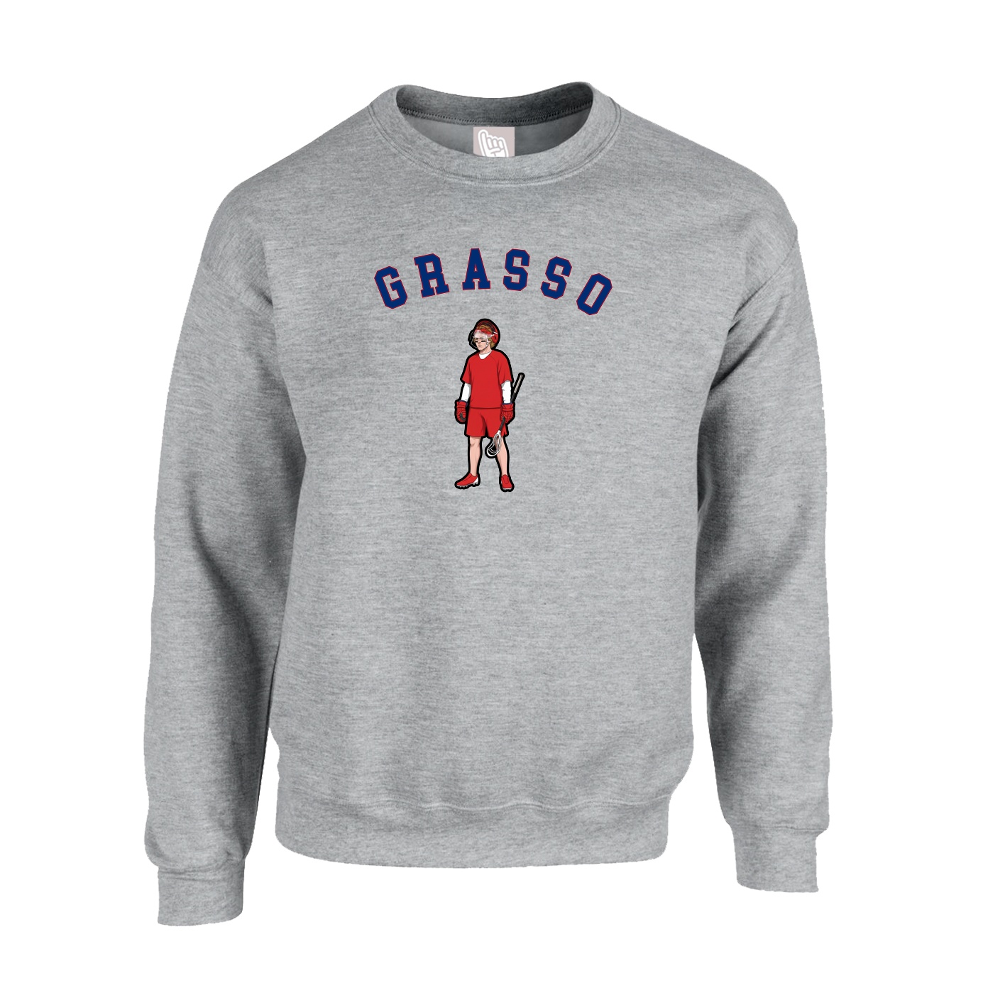 Fleece Crew — Shirsey Arch in Grey