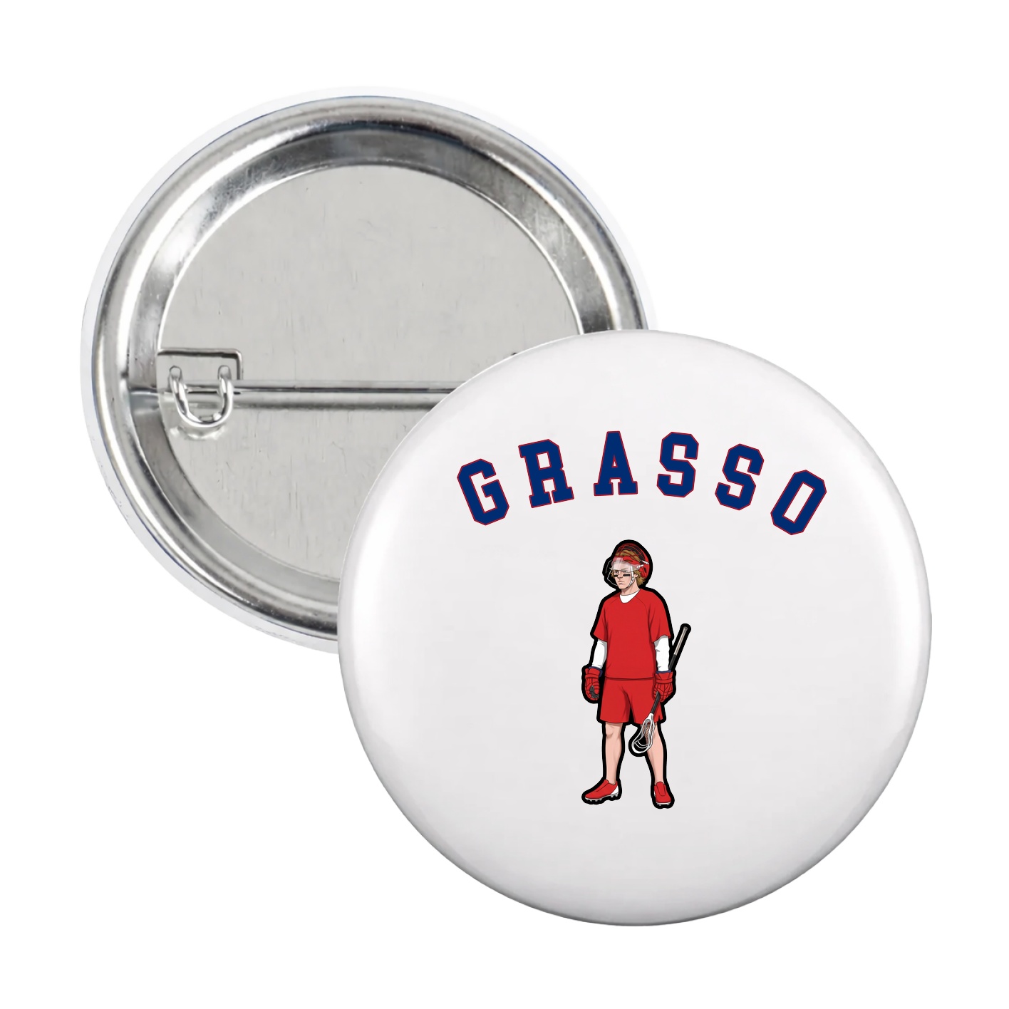 Game Day Button — Shirsey Arch in White