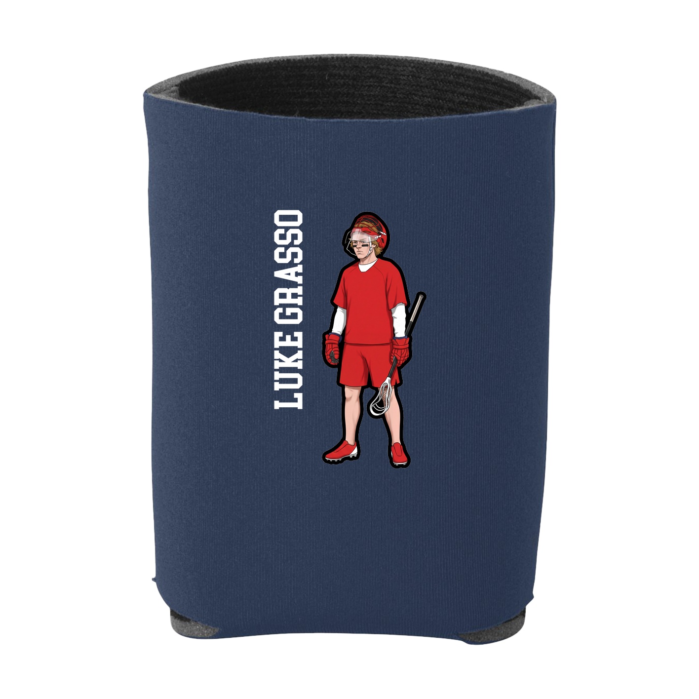Can Holder — Name Vertical in Navy