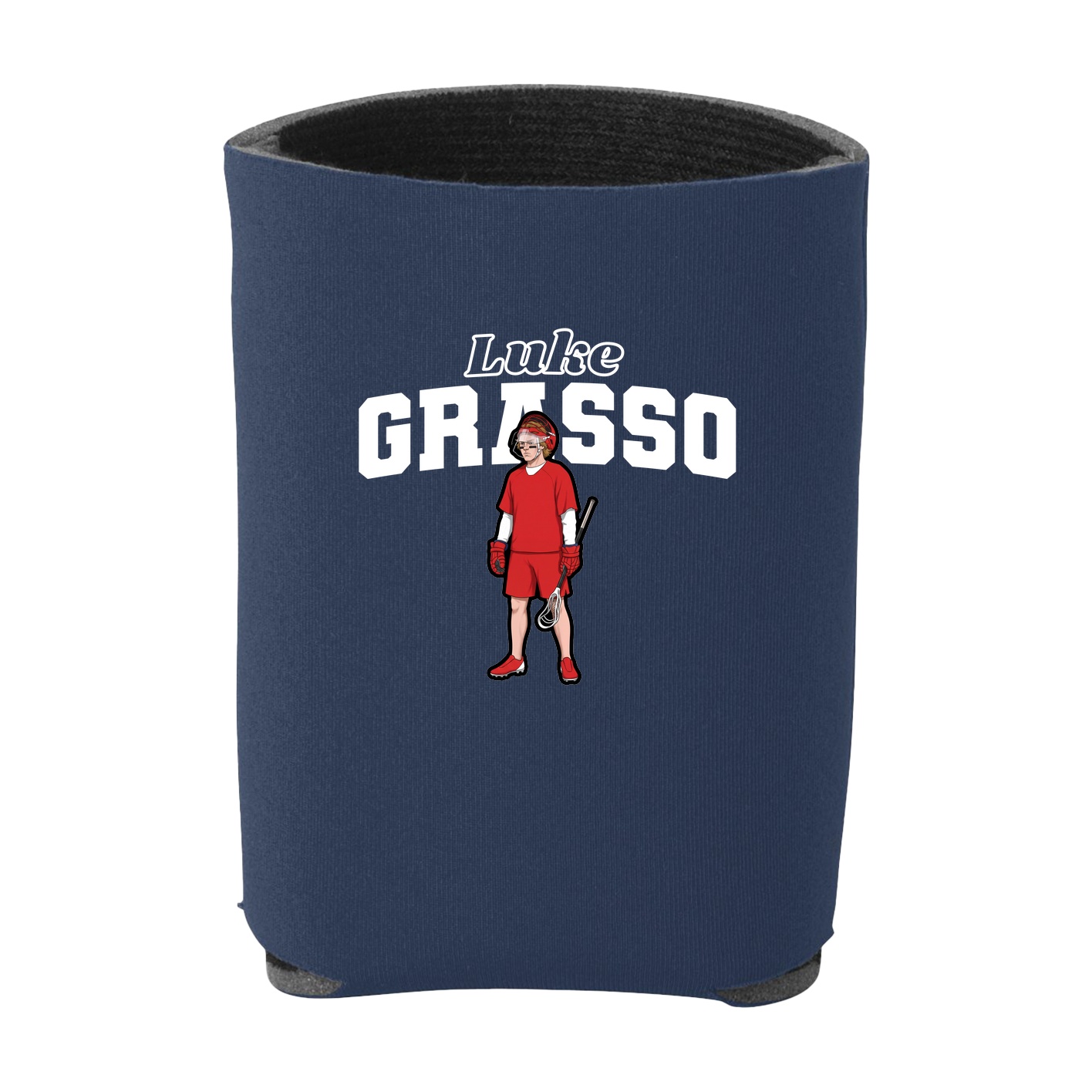 Can Holder — Name Arch in Navy