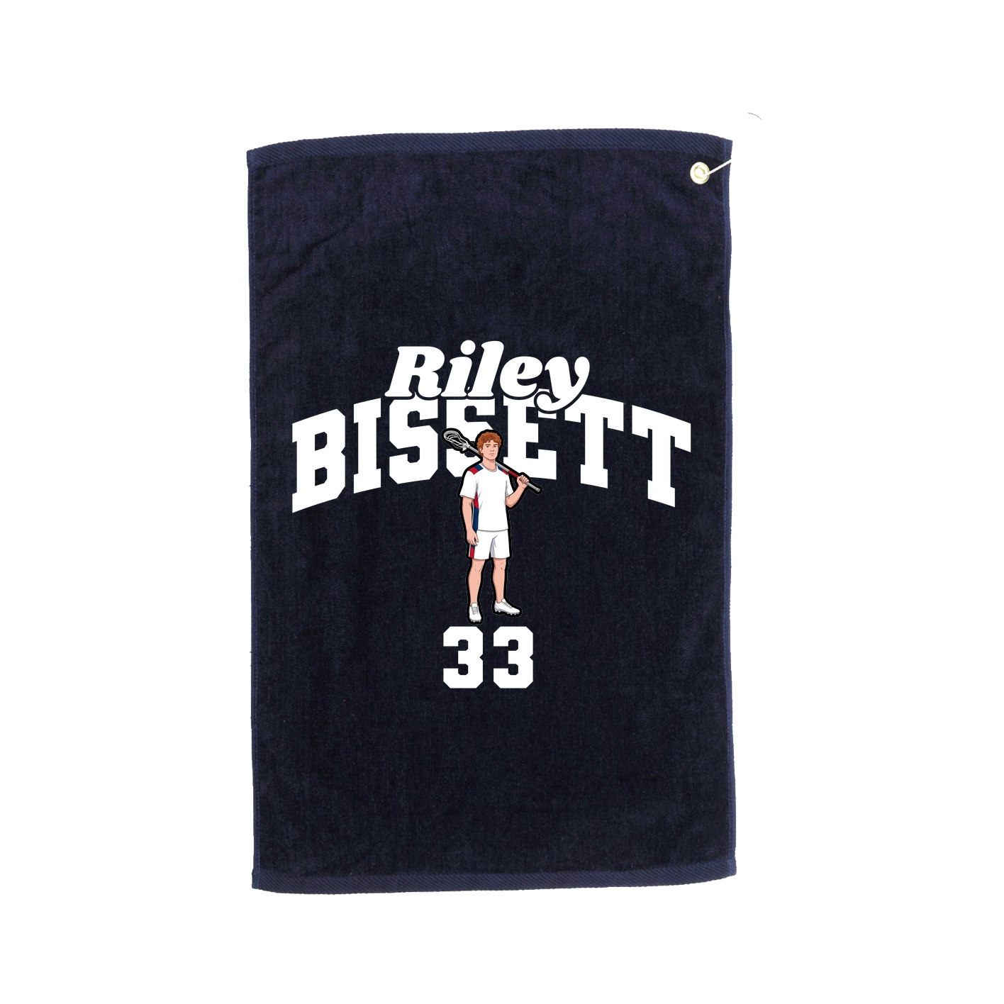 Golf Towel — Signature Arch in Navy