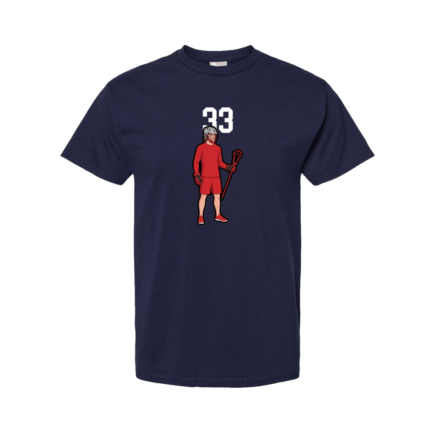 Youth Tee — Number Top in Navy