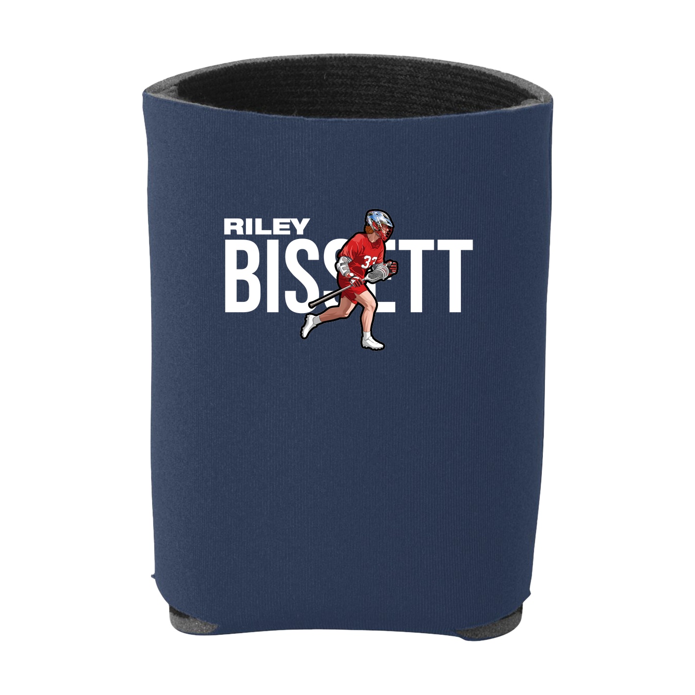 Can Holder — Player Name in Navy