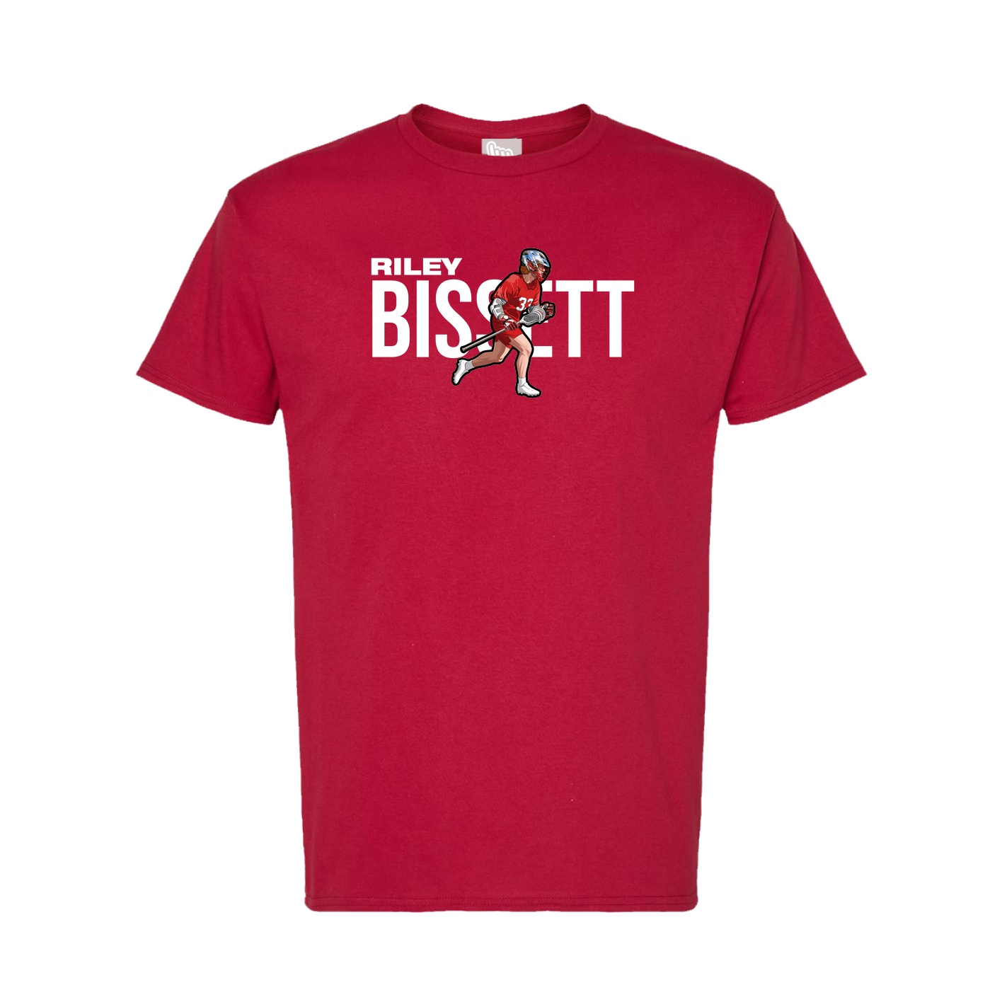 Tee — Player Name in Crimson