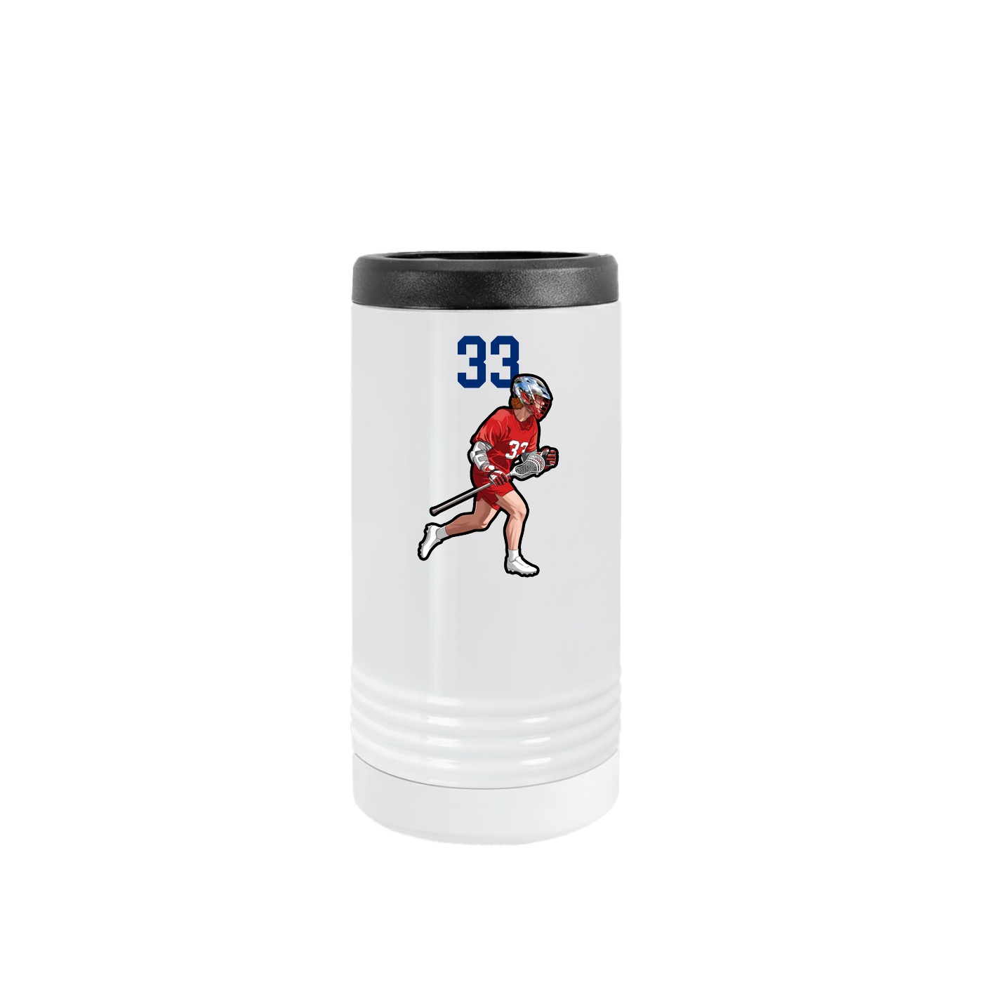 Slim Beverage Holder — Number Top in White