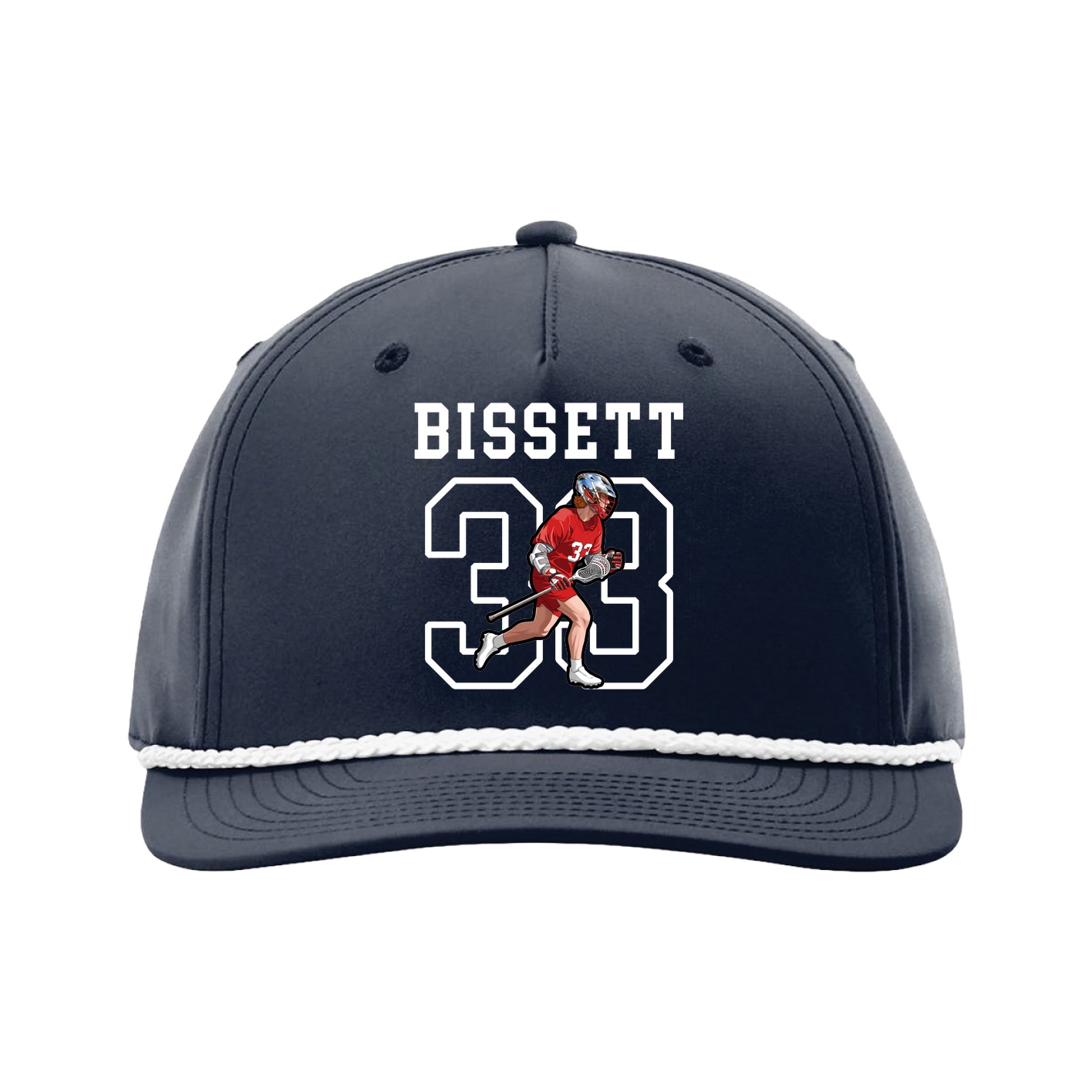 Five-Panel Classic Rope Cap — Shirsey in Navy