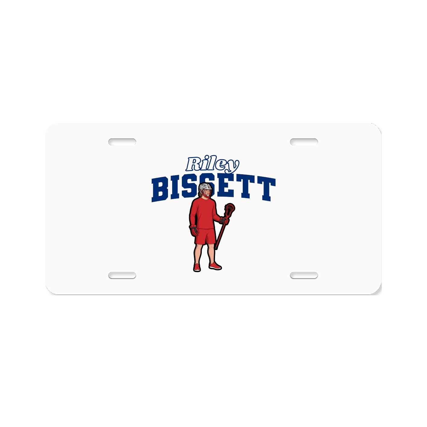License Plate — Name Arch in Classic