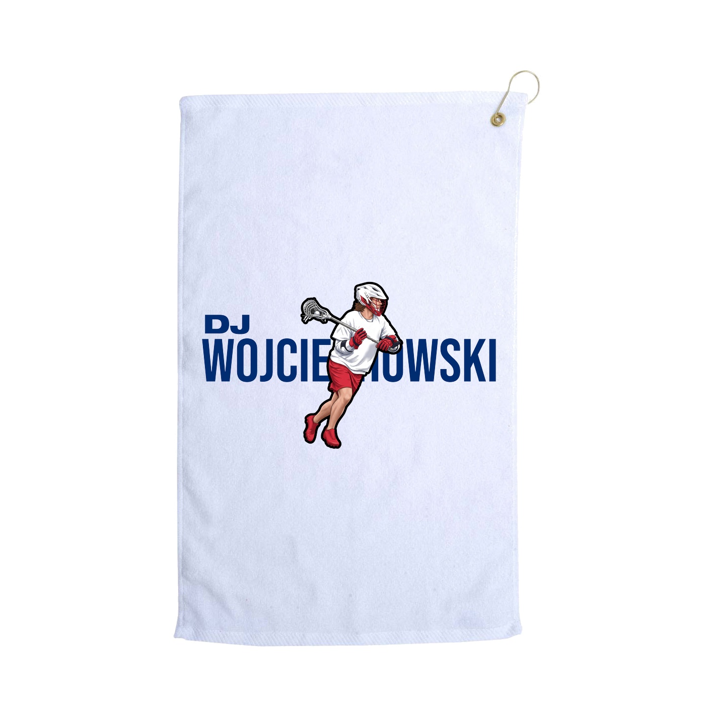 Golf Towel — Player Name in White