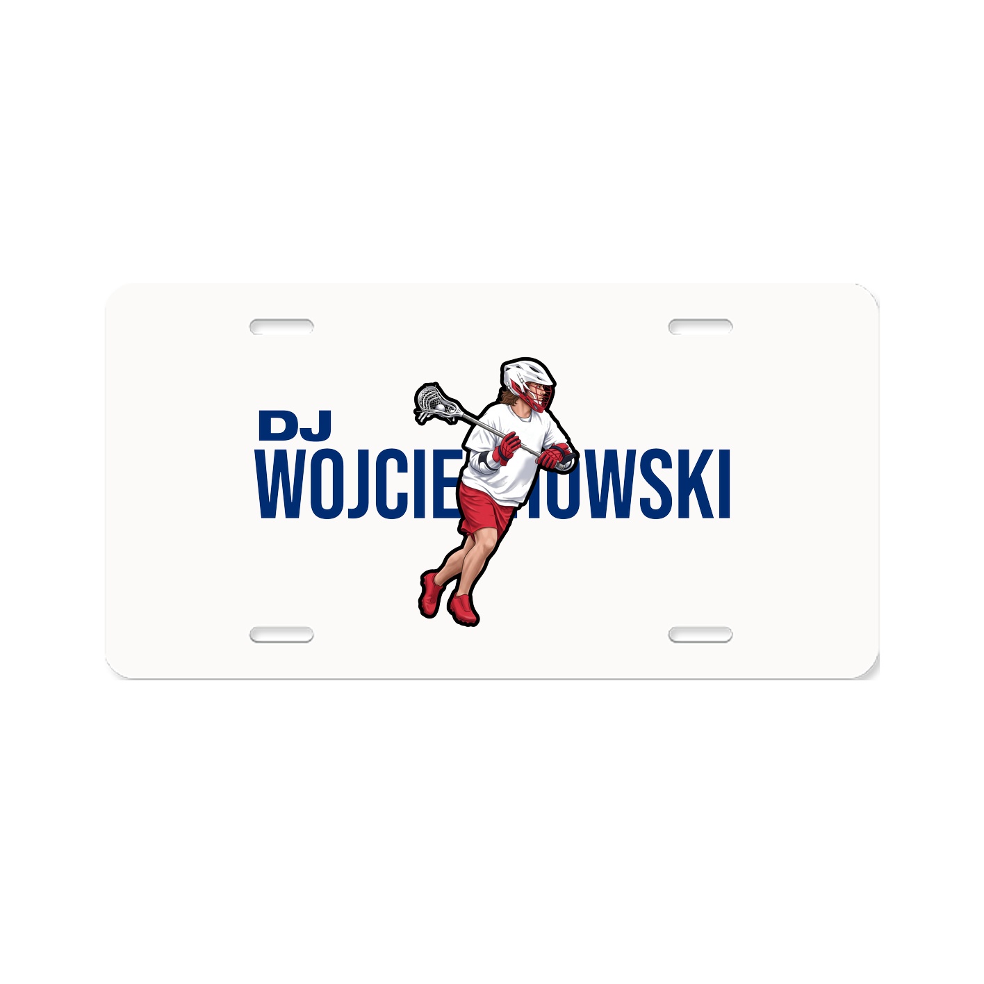 License Plate — Player Name in Classic