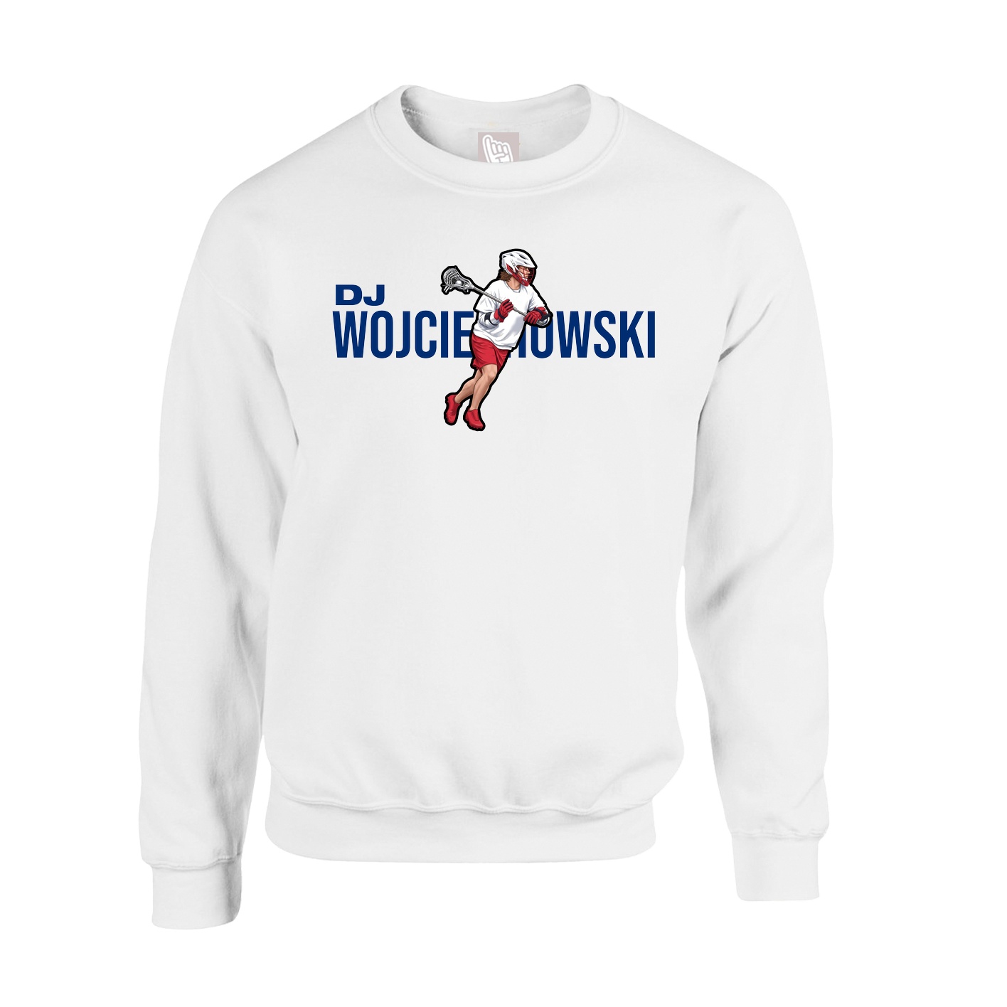 Fleece Crew — Player Name in White