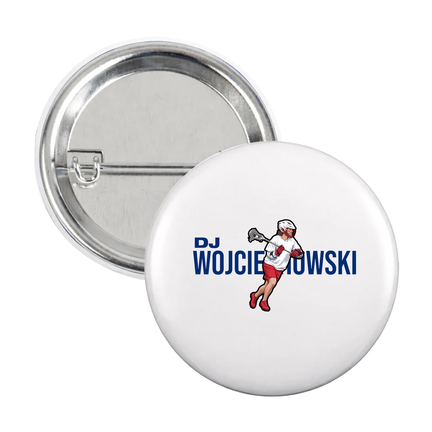 Game Day Button — Player Name in White