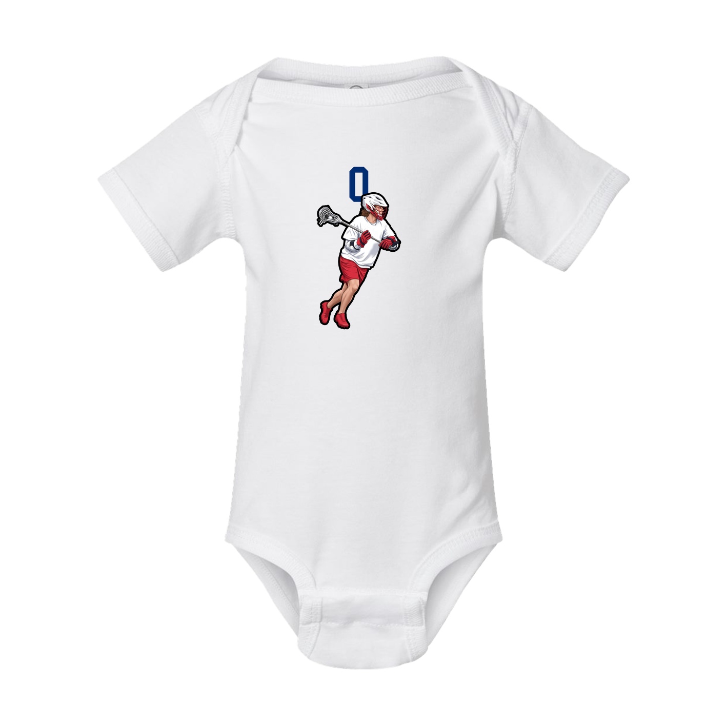 Baby Onesie — Number Top in White