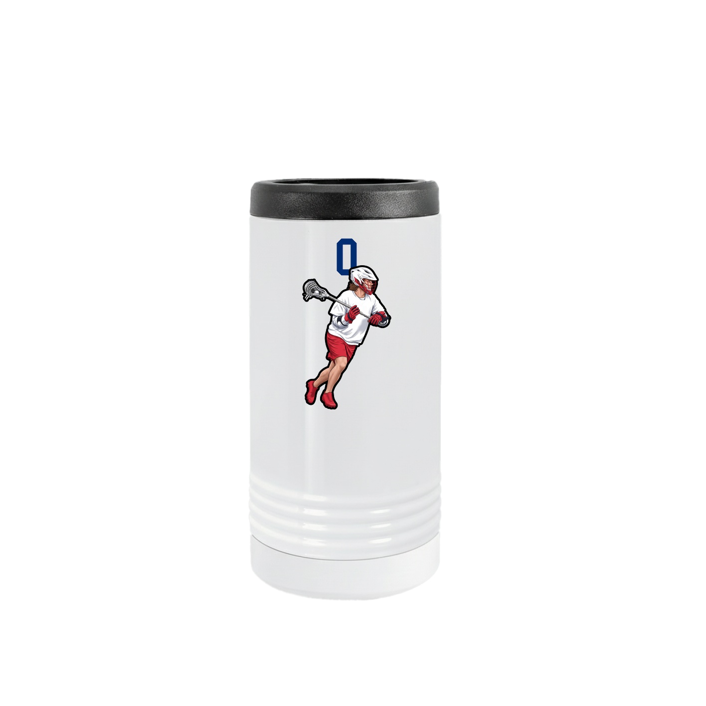 Slim Beverage Holder — Number Top in White