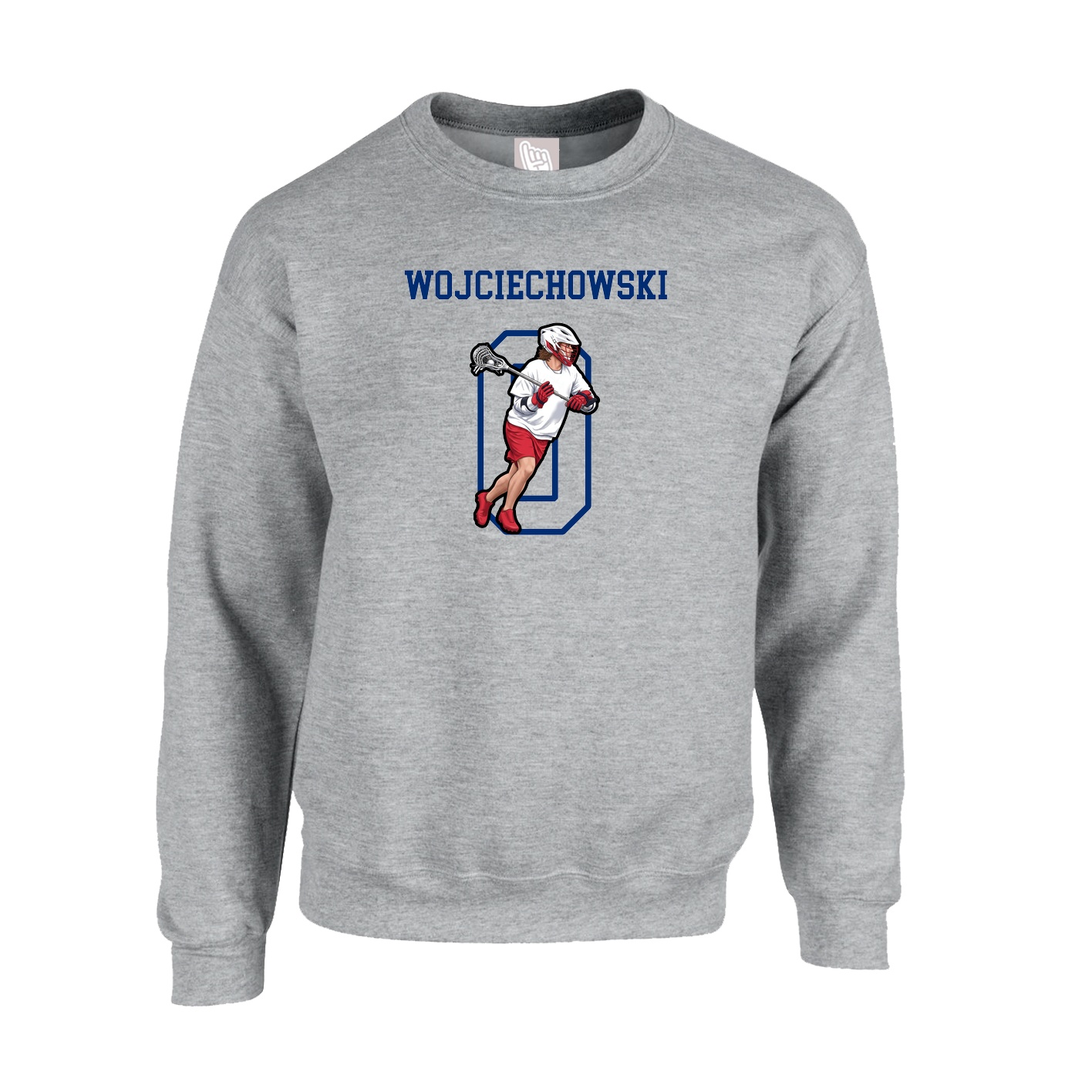 Fleece Crew — Shirsey in Grey