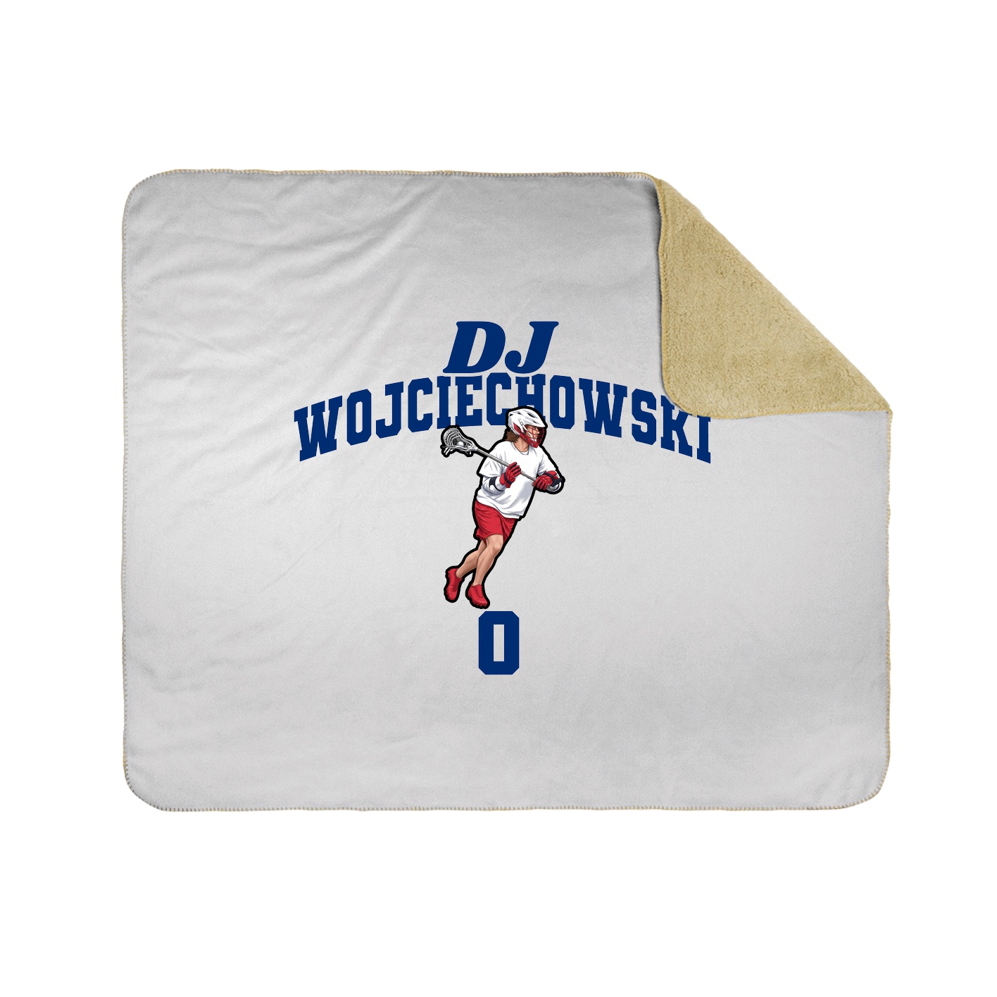 Throw Blanket — Signature Arch in White
