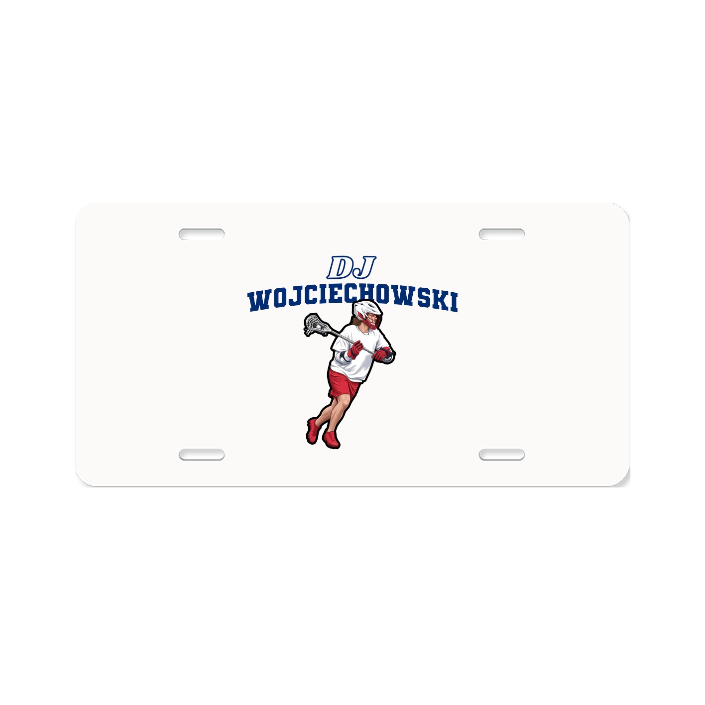 License Plate — Name Arch in Classic