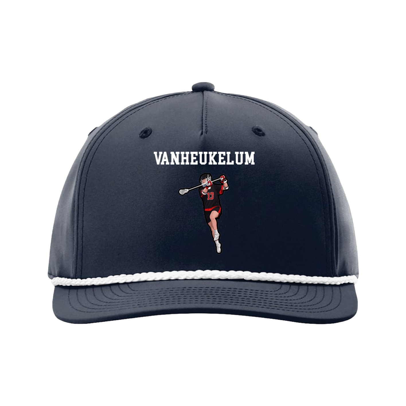 Five-Panel Classic Rope Cap — Shirsey in Navy