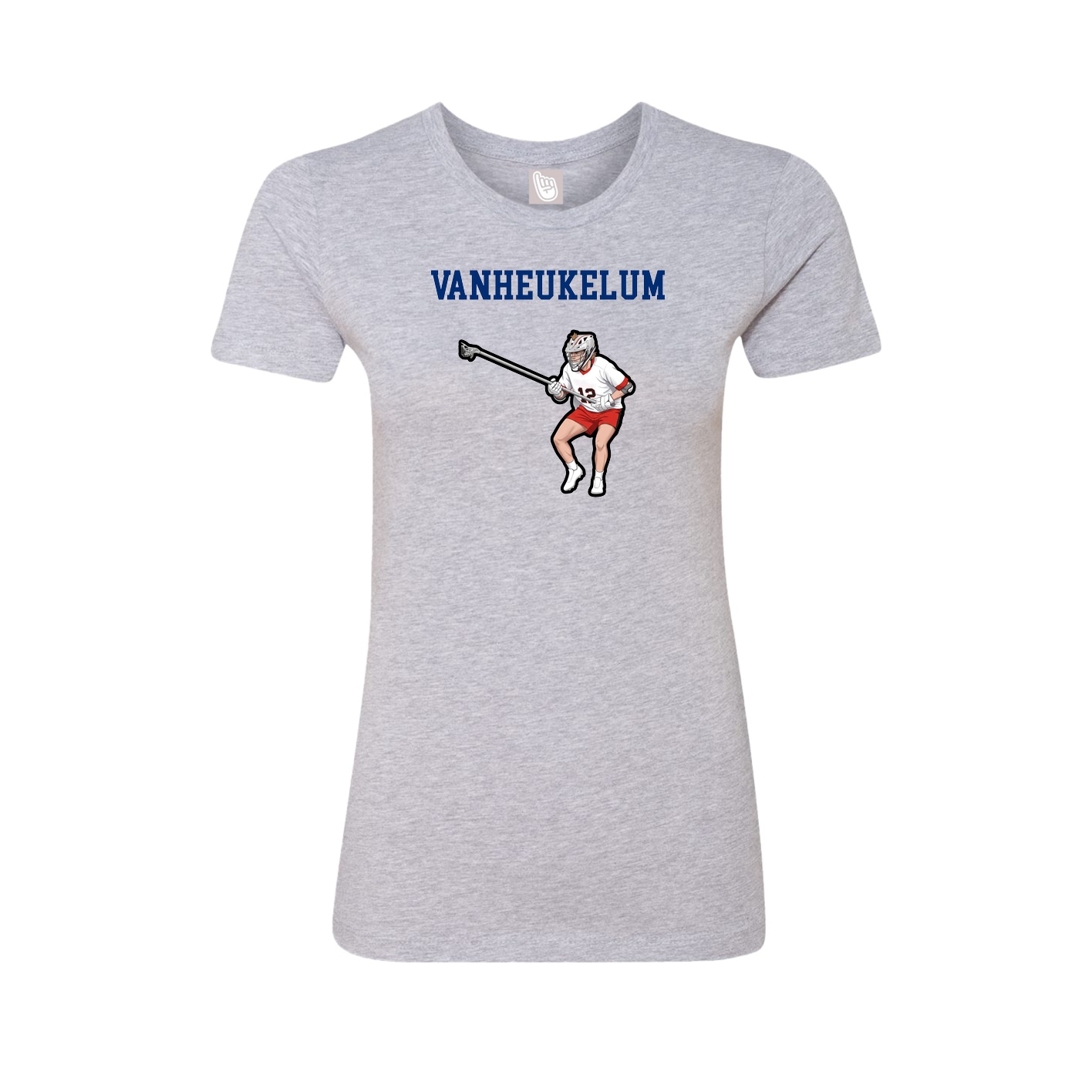 Fitted Women's Tee — Shirsey in Grey