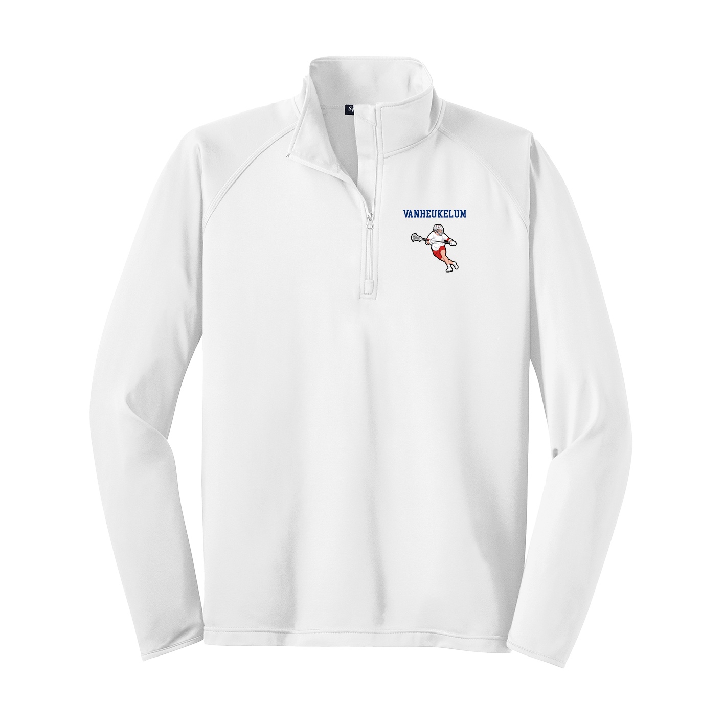 Q-Zip Pullover — Shirsey in White