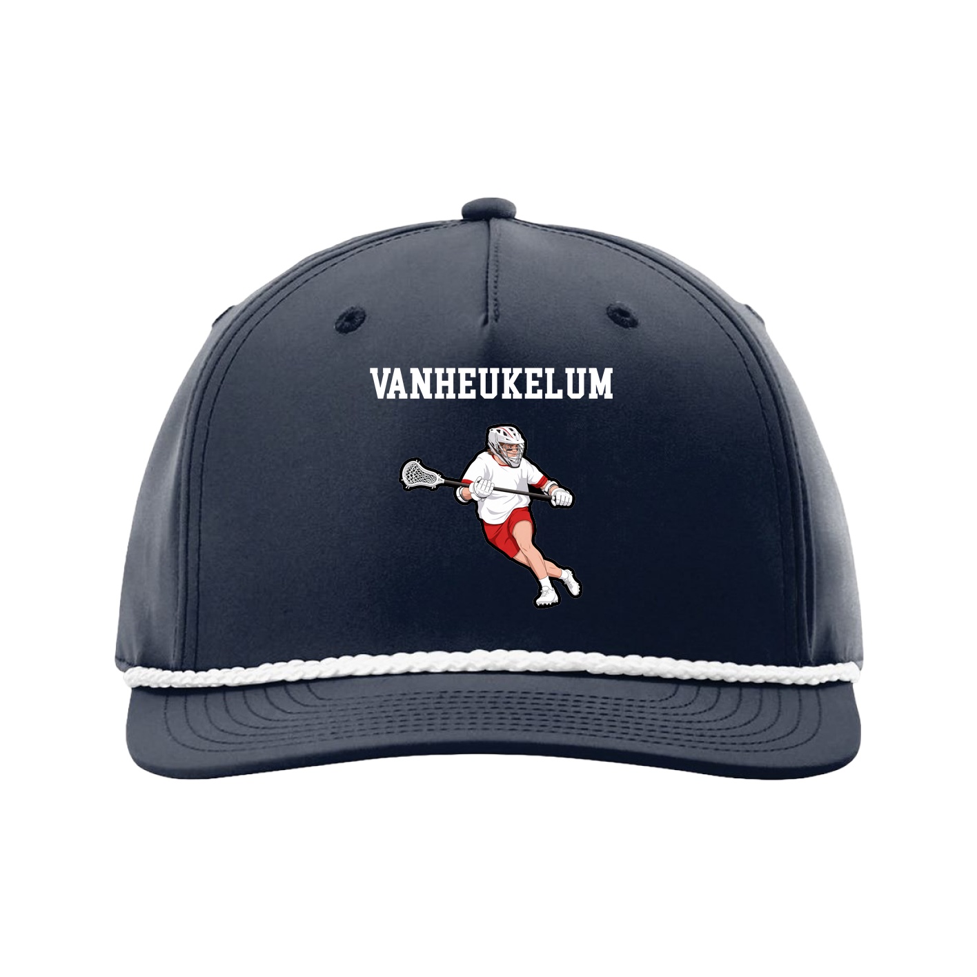 Five-Panel Classic Rope Cap — Shirsey in Navy