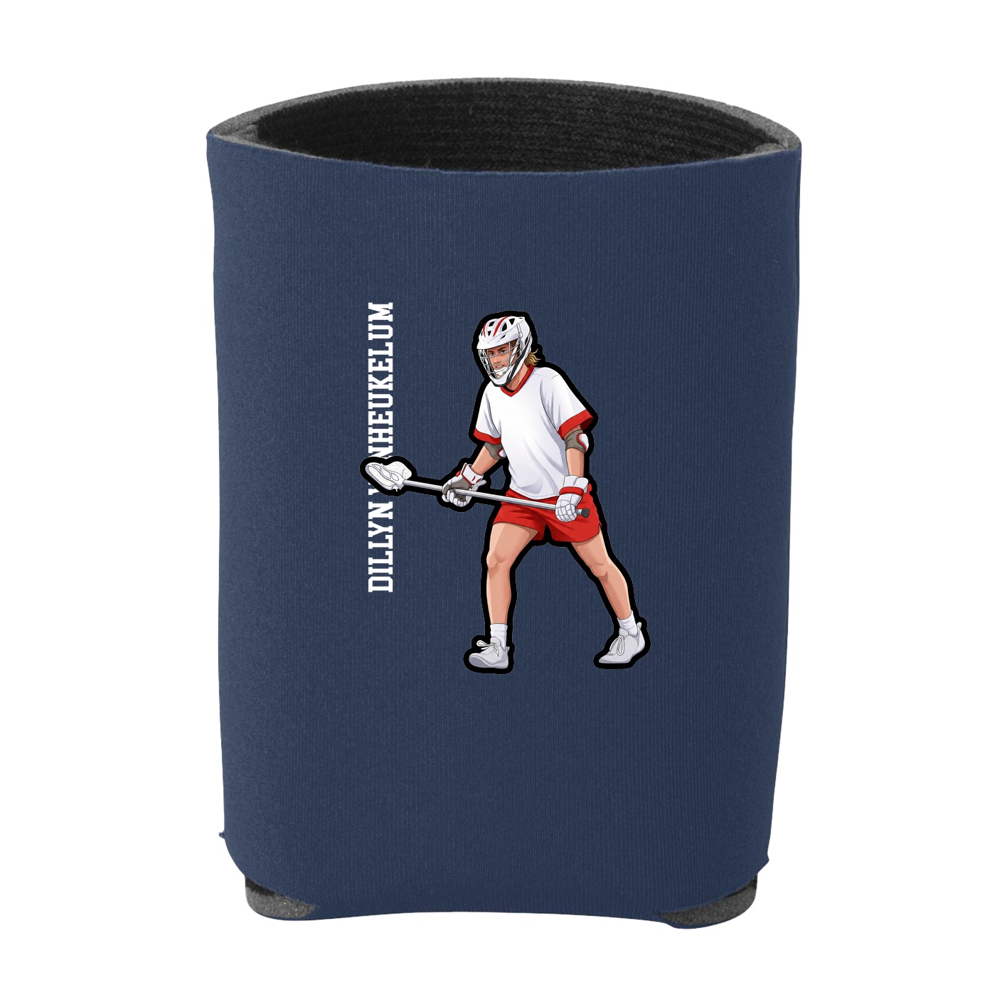 Can Holder — Name Vertical in Navy