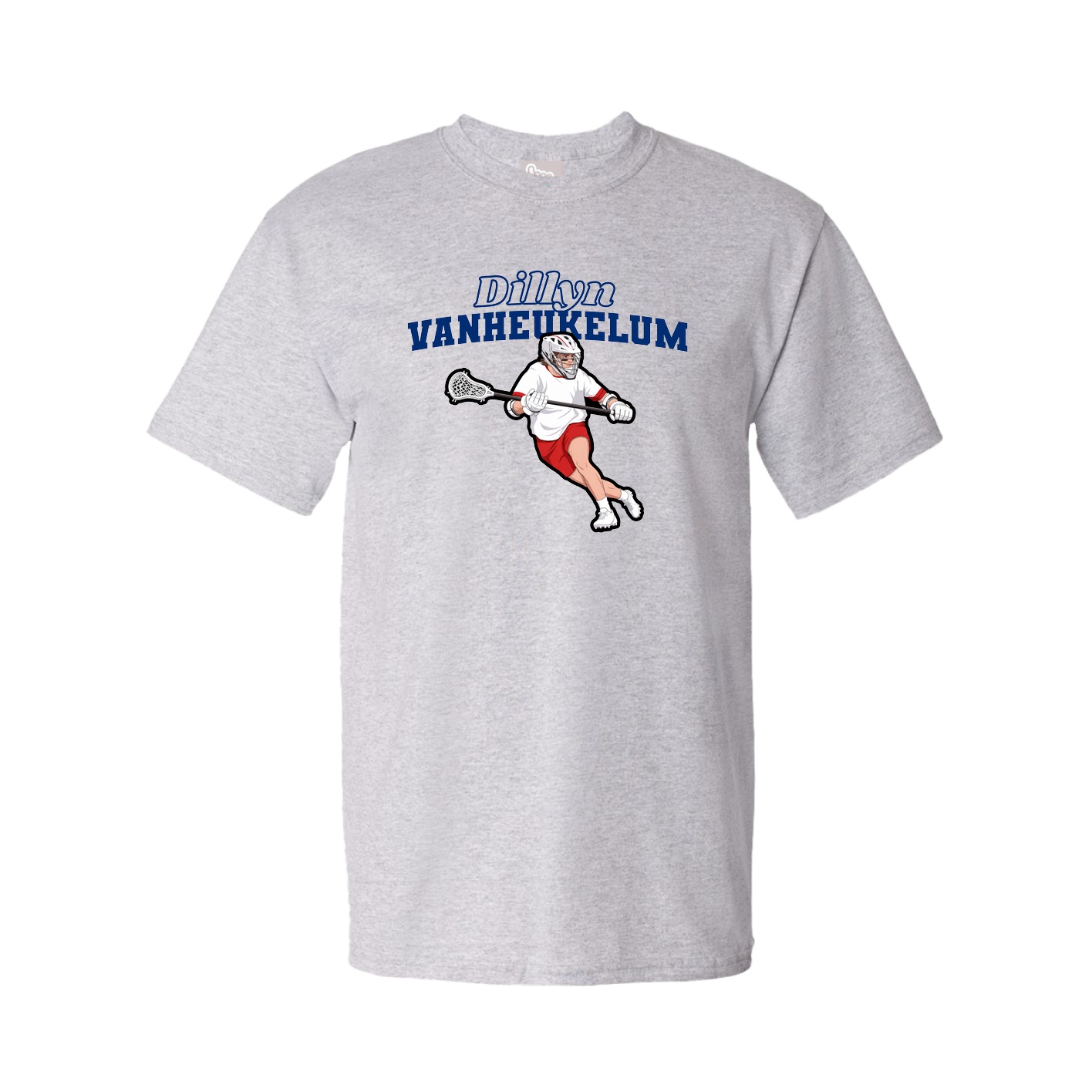 Youth Tee — Name Arch in Grey