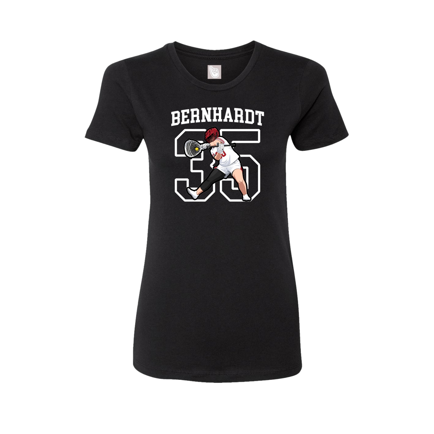 Fitted Women's Tee — Shirsey in Black