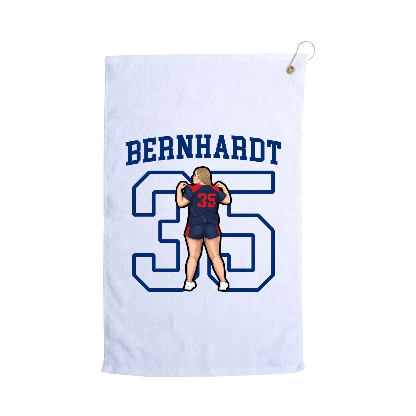 Golf Towel — Shirsey in White