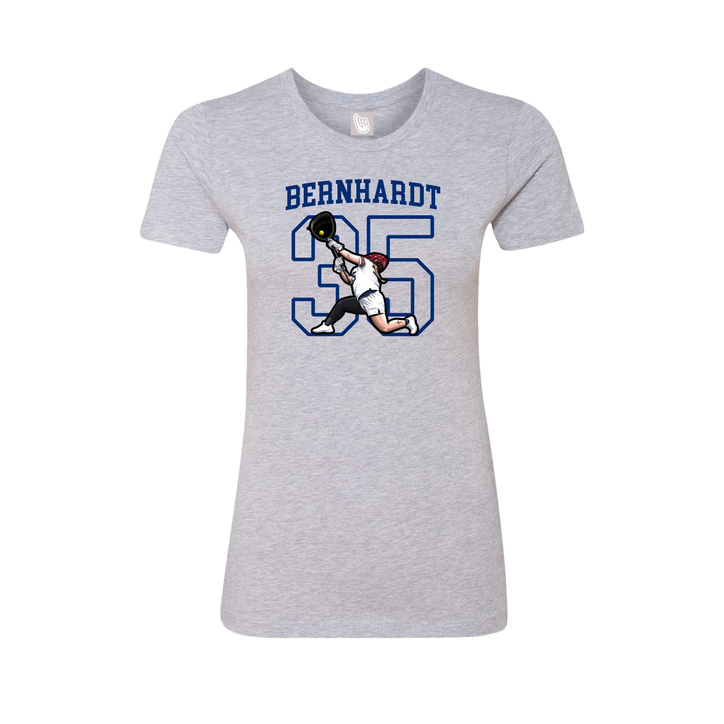 Fitted Women's Tee — Shirsey in Grey