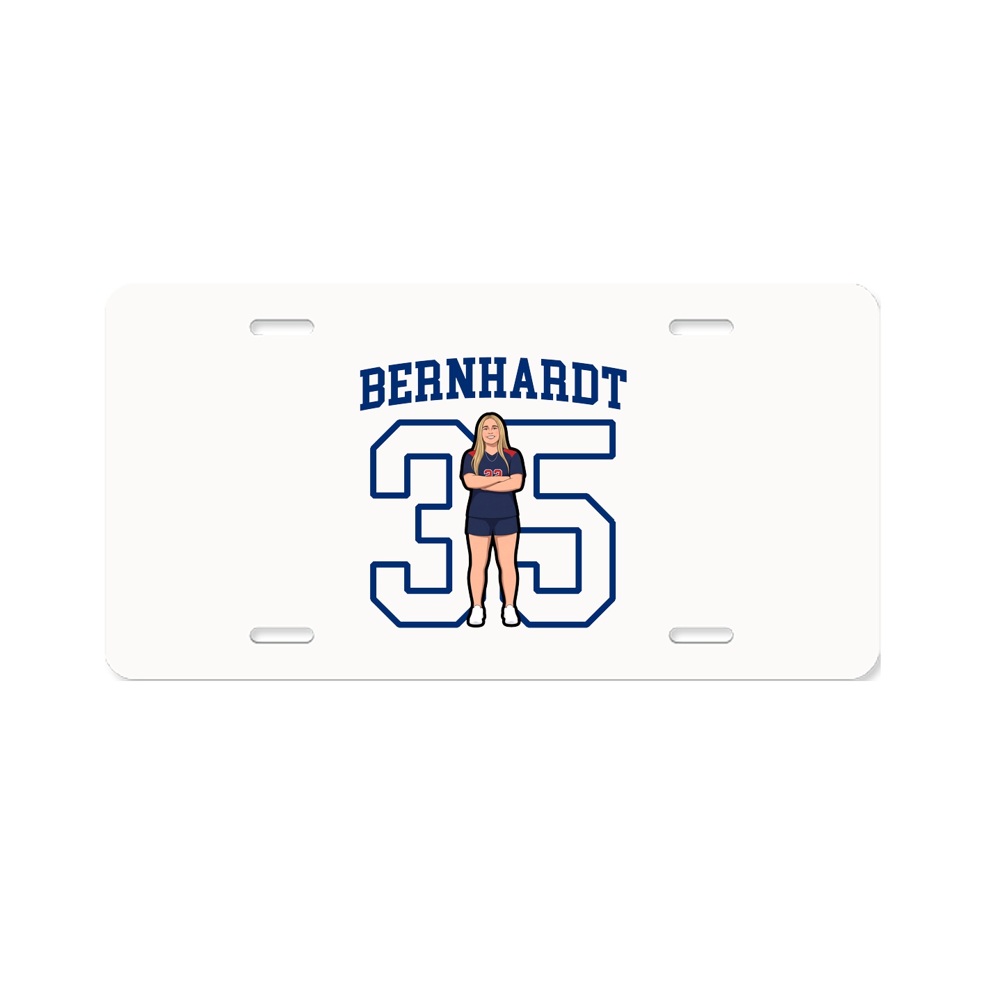 License Plate — Shirsey in Classic