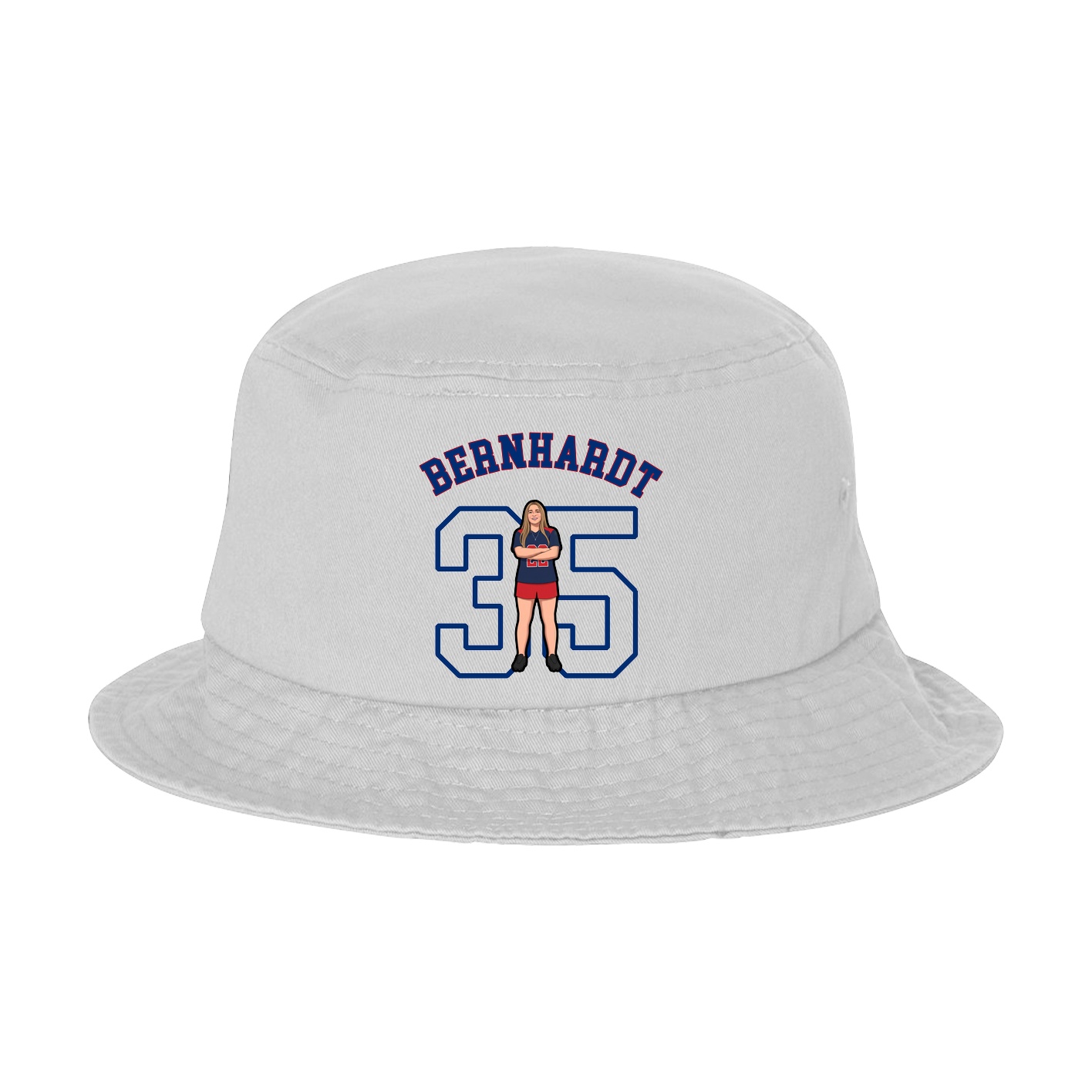 Bucket Cap — Shirsey Arch in White