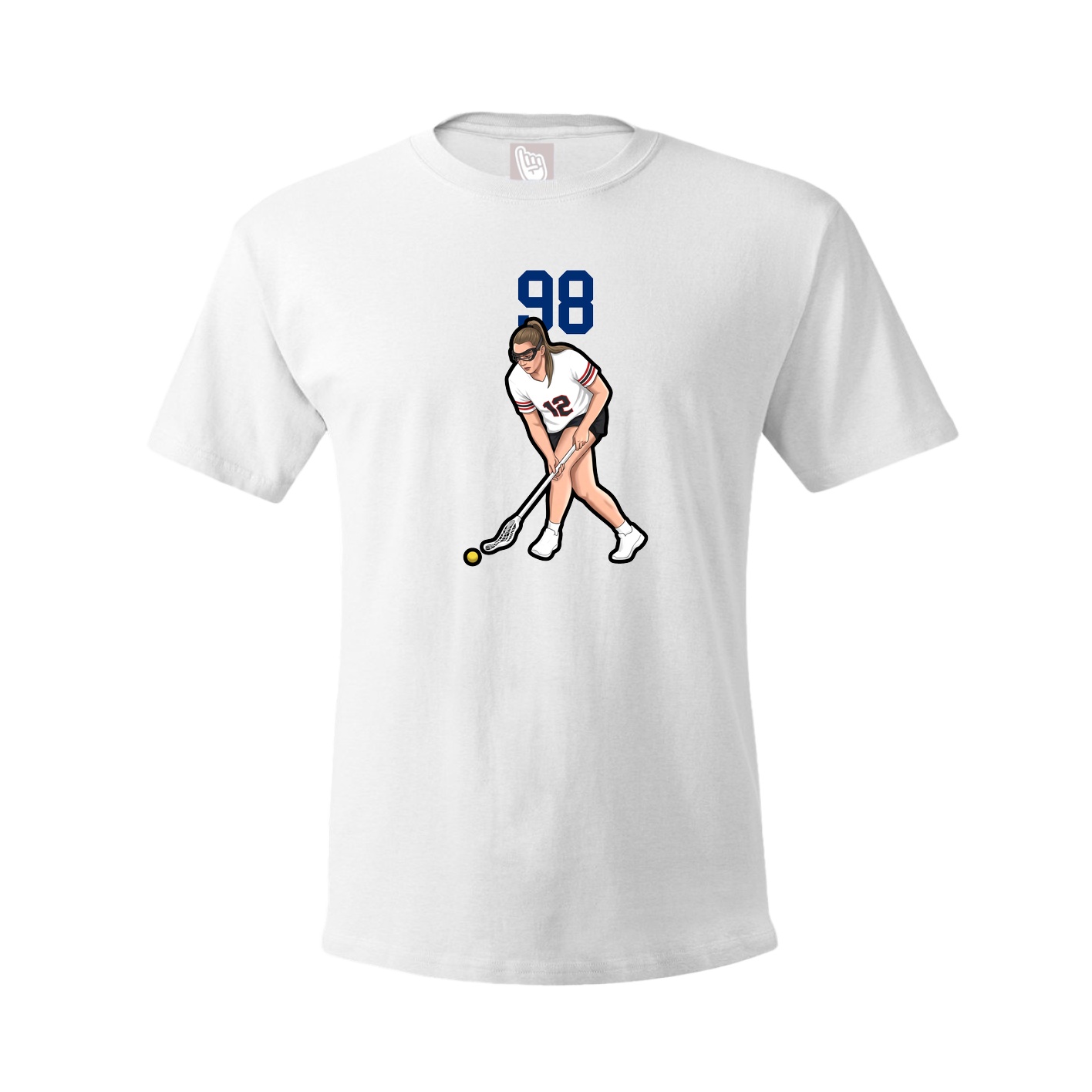 Tee — Number Top in White