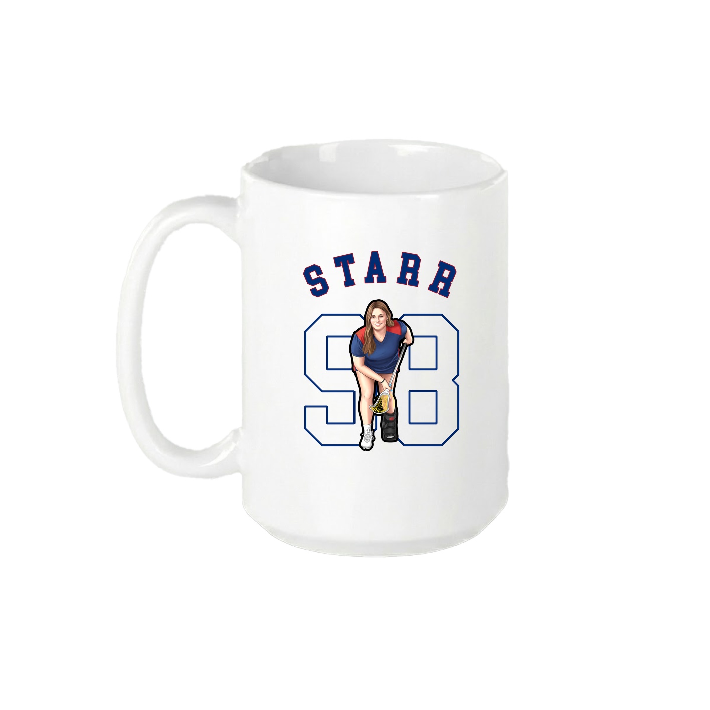 15oz Coffee Mug — Shirsey Arch in White