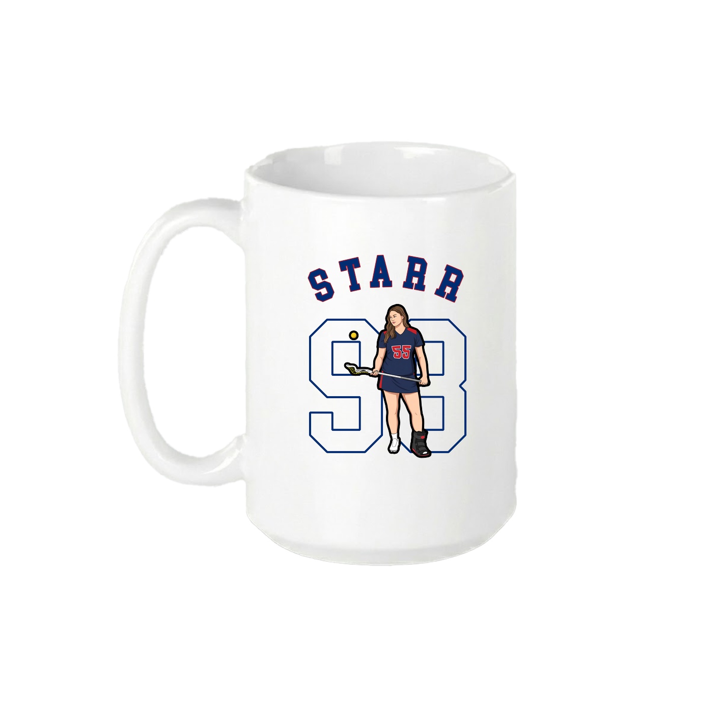 15oz Coffee Mug — Shirsey Arch in White