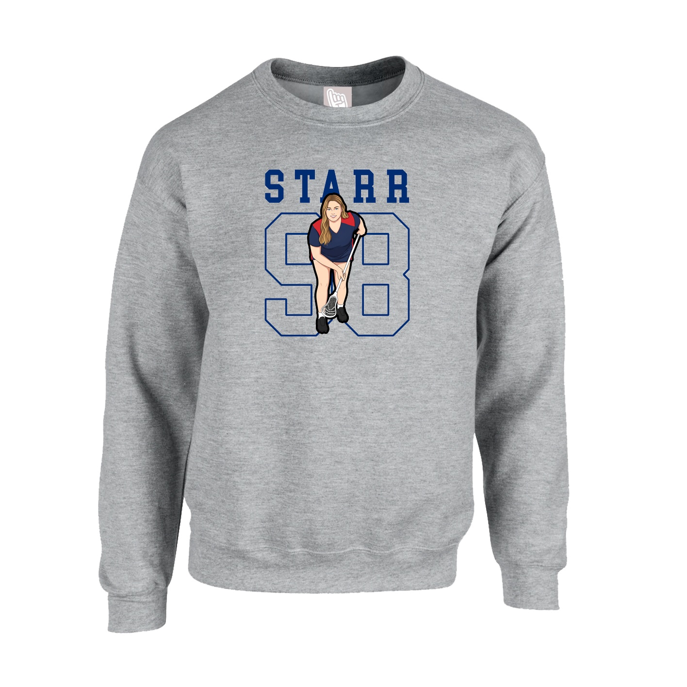Fleece Crew — Shirsey in Grey