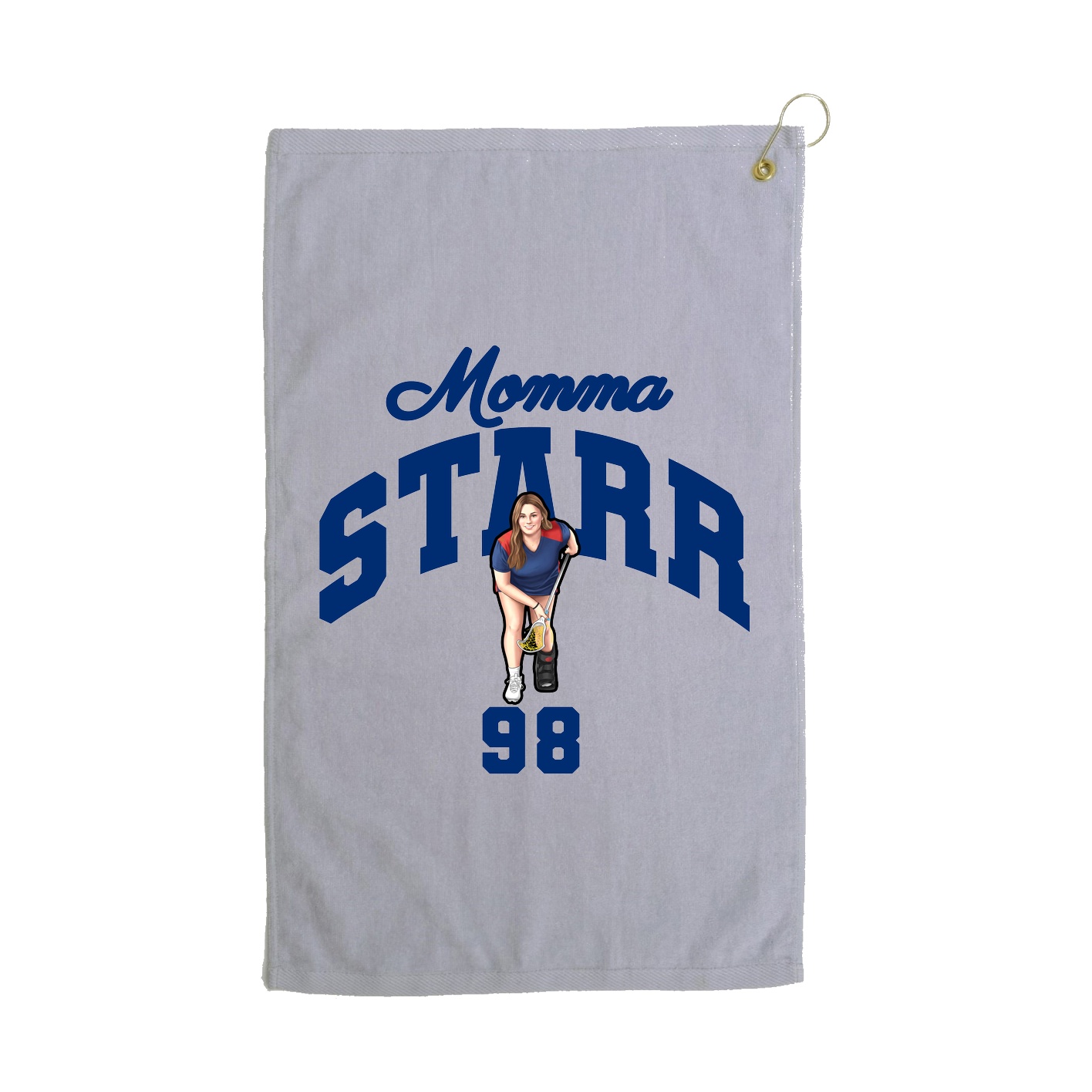 Golf Towel — Mothers Day Arch in Grey