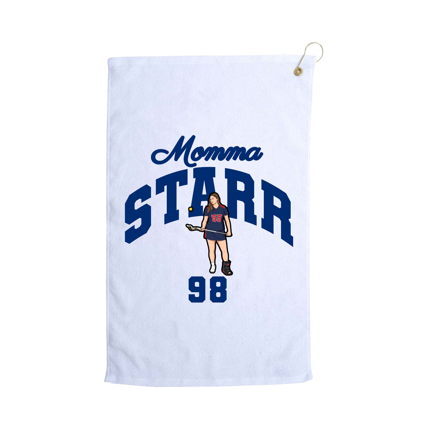 Golf Towel — Mothers Day Arch in White
