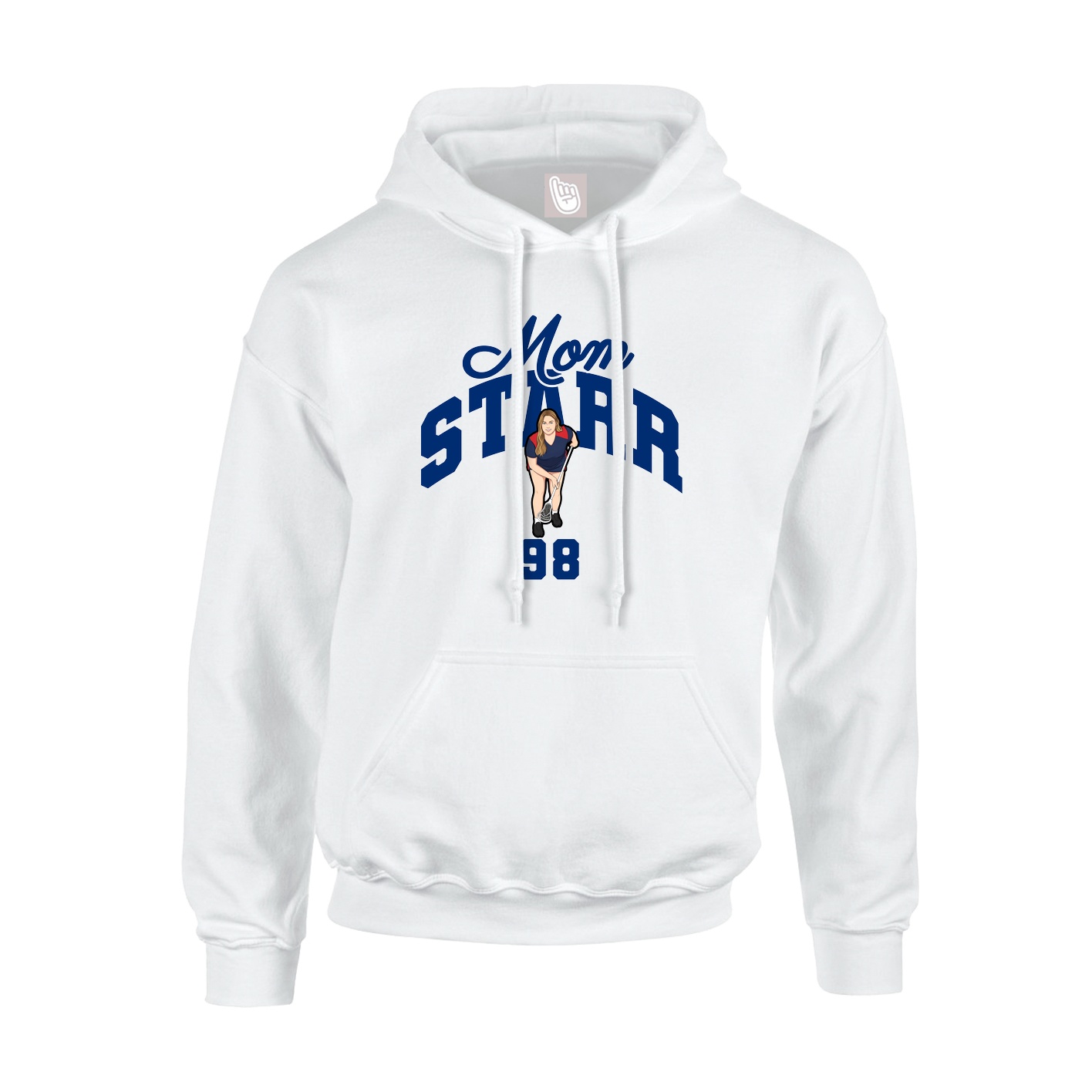 Hoodie — Mothers Day Arch in White