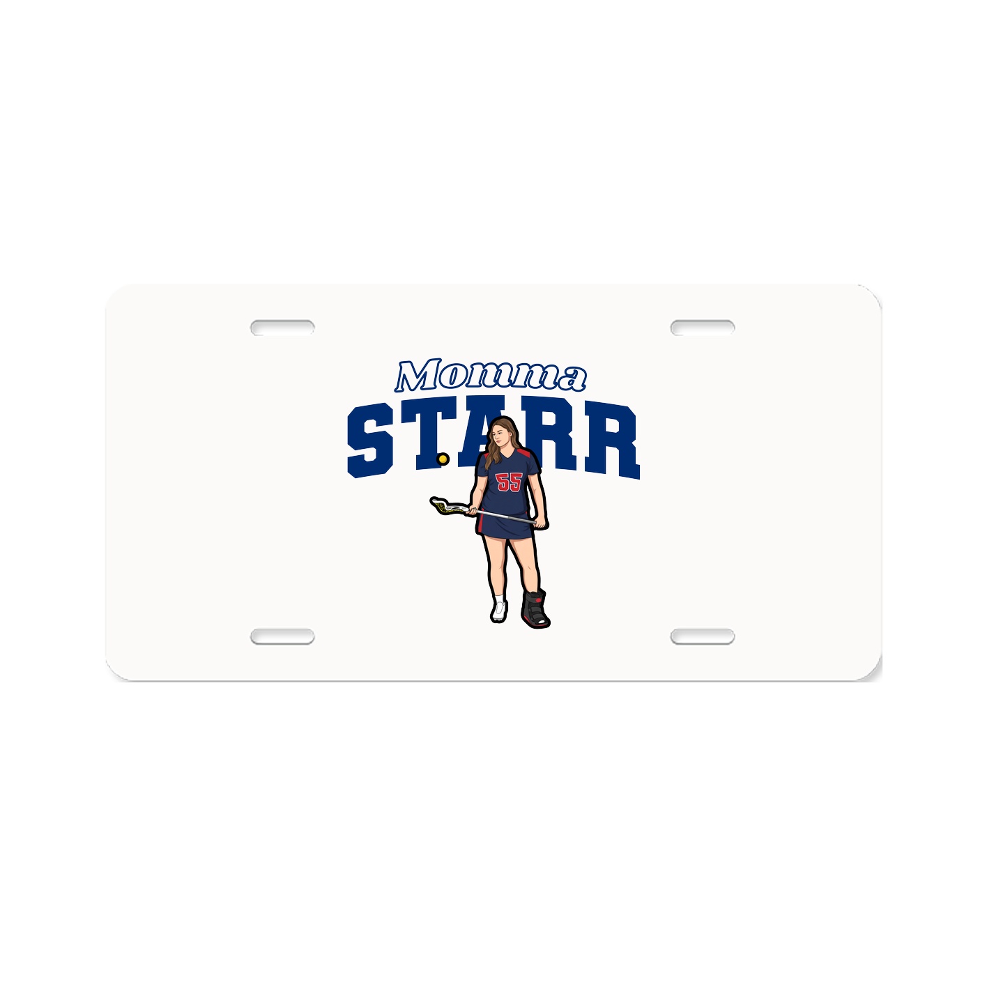 License Plate — Mothers Day Block in Classic