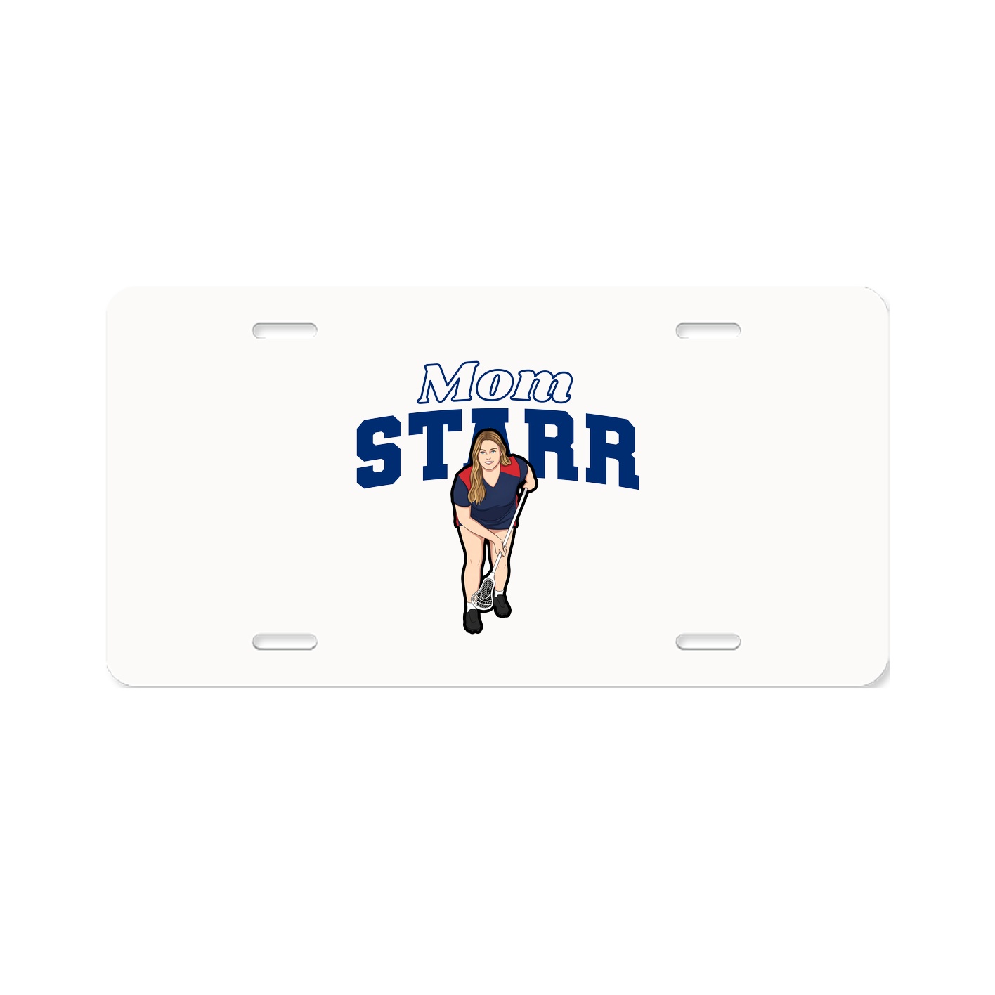 License Plate — Mothers Day Block in Classic